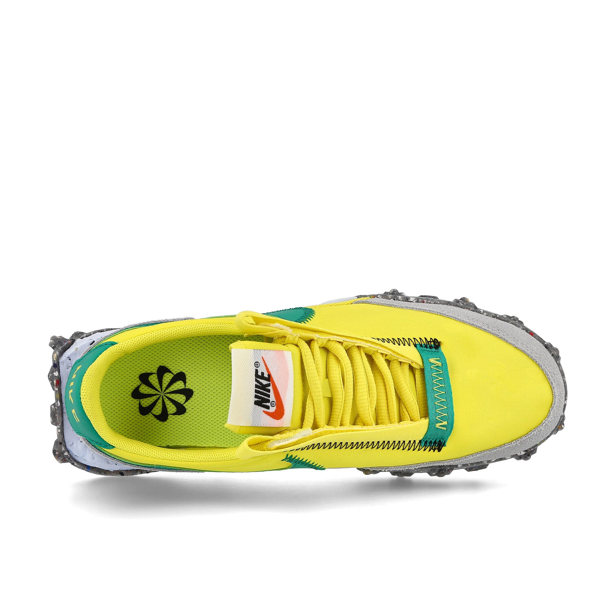 Nike waffle racer crater Yellow Strike-Roma Green - Photon Dust Sneakers Detailfoto | Overkill