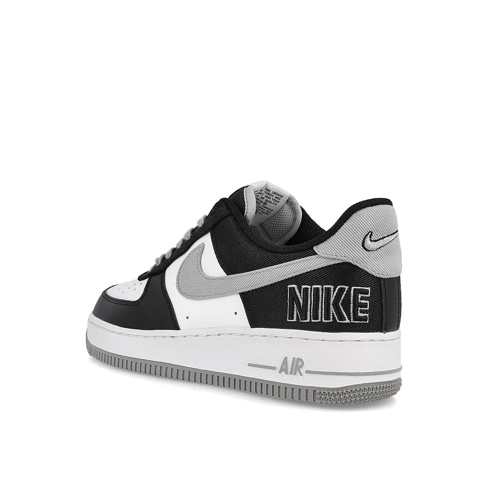 Nike air force 1 07 lv8 emb Black / Flt Silver - White - Pine Green Close-up | Overkill