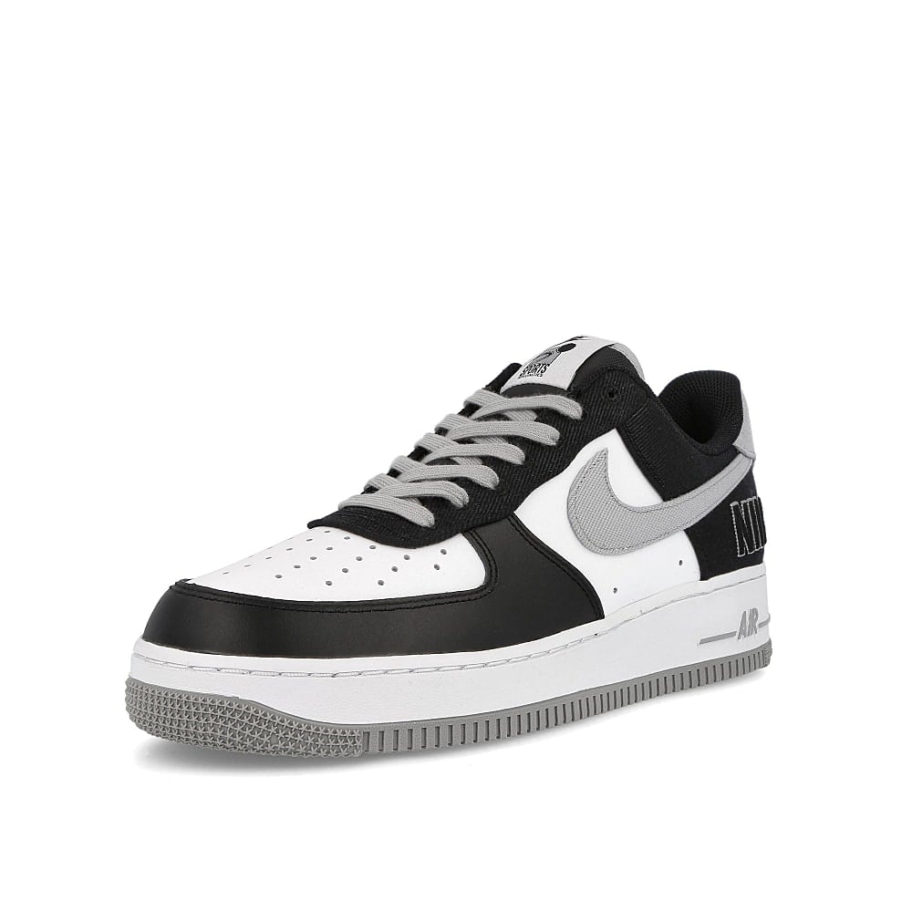 Nike air force 1 07 lv8 emb Black / Flt Silver - White - Pine Green Detailfoto | Overkill
