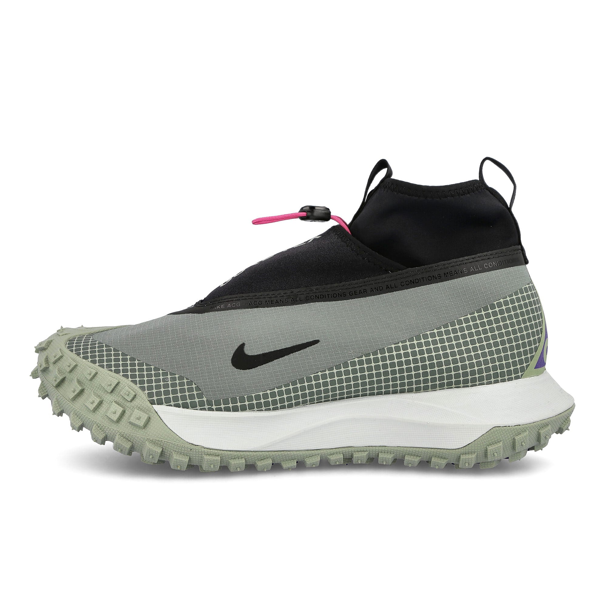 Nike acg mountain fly gore-tex Clay Green-Black Mid Top Sneakers CT2904 300 | Overkill