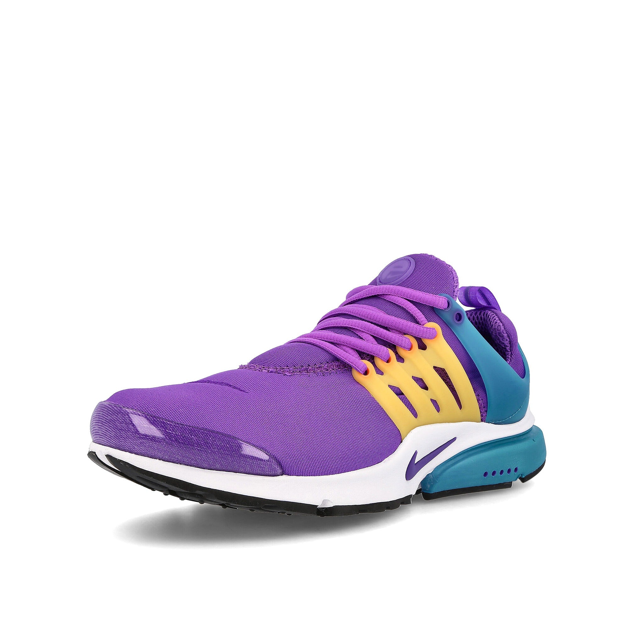 Nike air presto Wild Berry-Fierce Purple - Cyber Teal Low Top Sneakers Close Up | Overkill