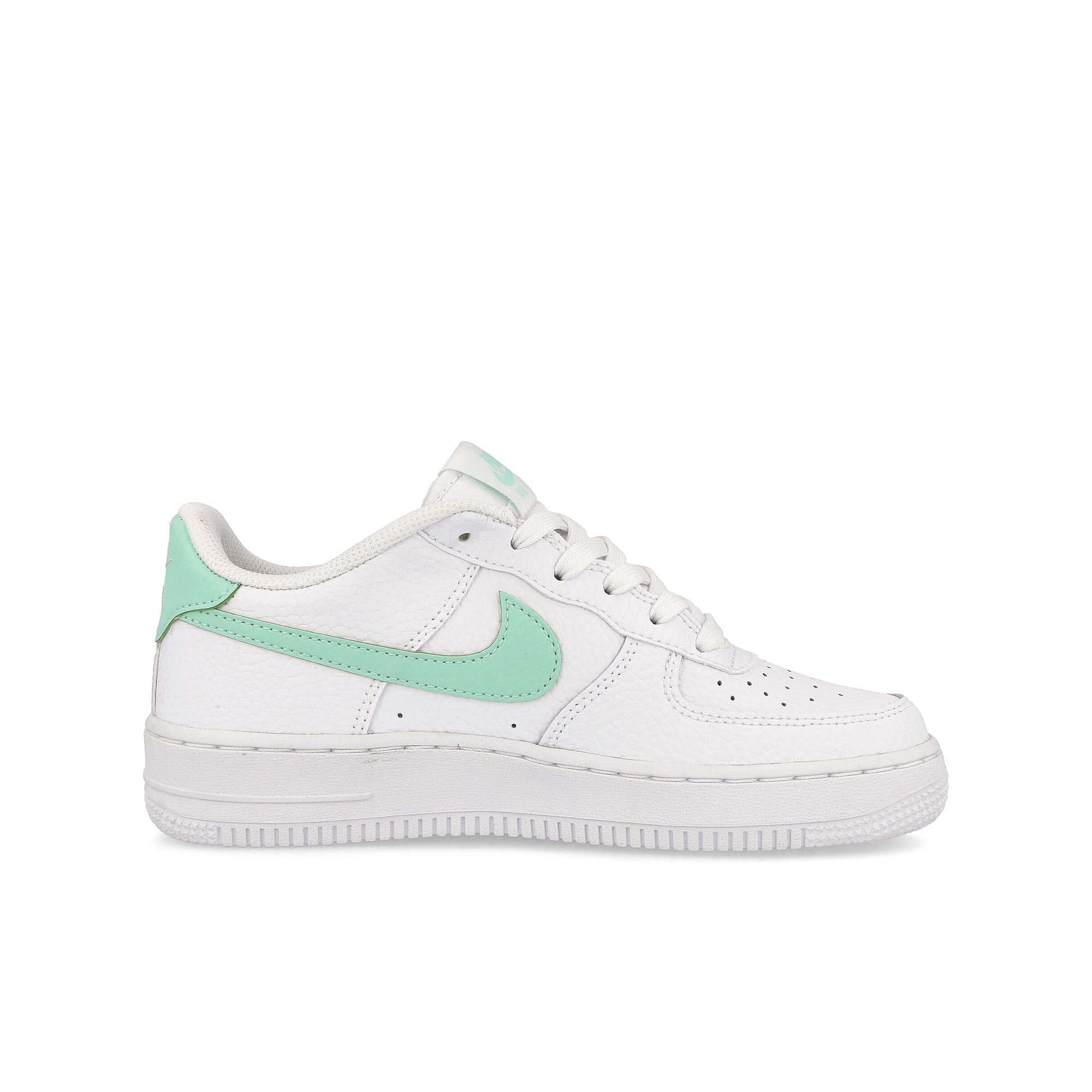Nike air force 1 gs White / Mint Foam Low Top Sneakers Silhouette | Overkill
