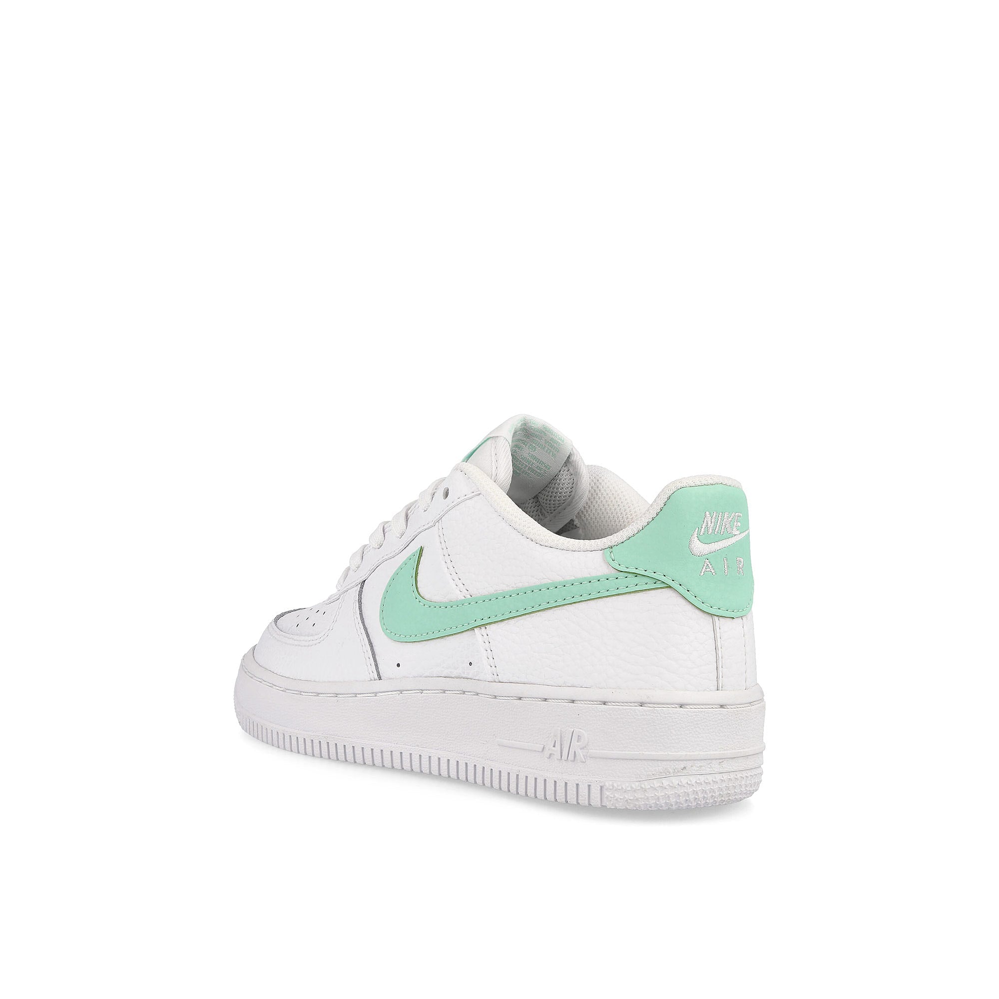 Nike air force 1 gs White / Mint Foam Low Top Sneakers Material | Overkill