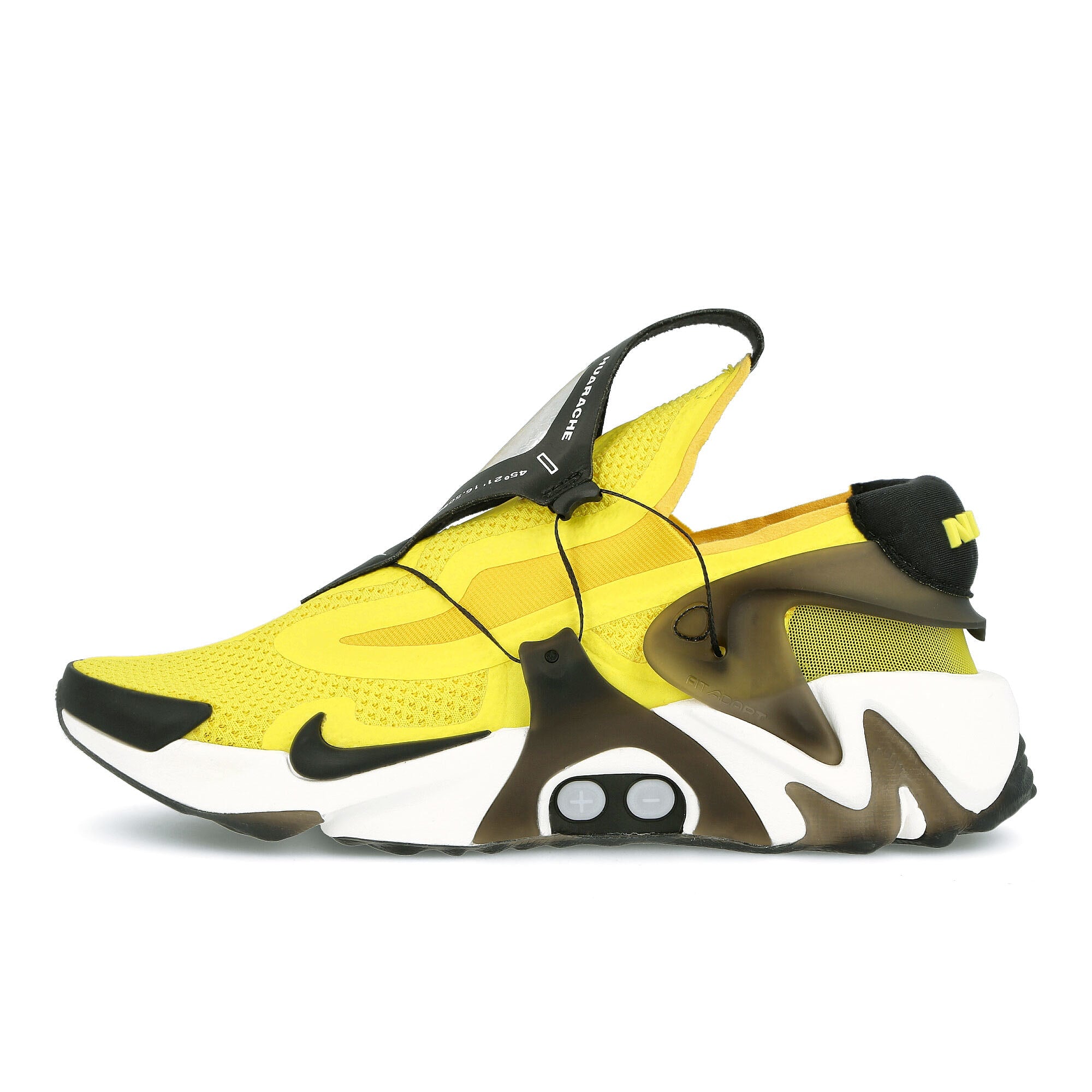 Nike adapt huarache Bicycle Yellow / Black - Opti Yellow Low Top Sneakers CT4092 710 | Overkill