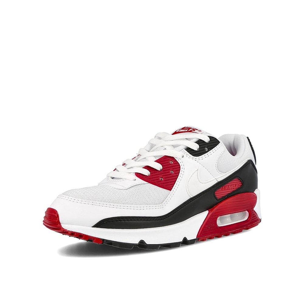Nike air max 90 White / White - New Maroon - Black Detailfoto | Overkill