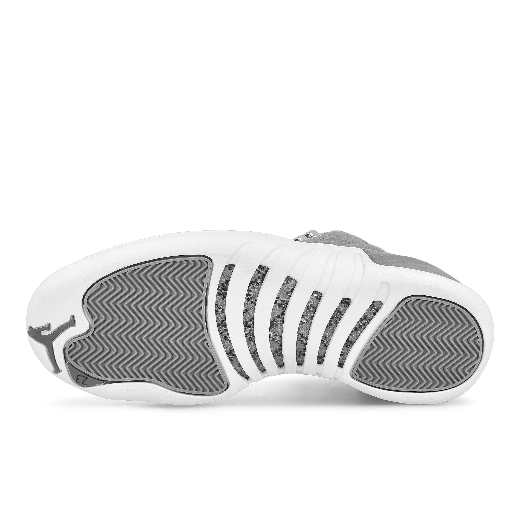 Jordan Air Jordan 12 Retro Stealth / White - Cool Grey Mid Top Sneakers Detail View 1 | Overkill