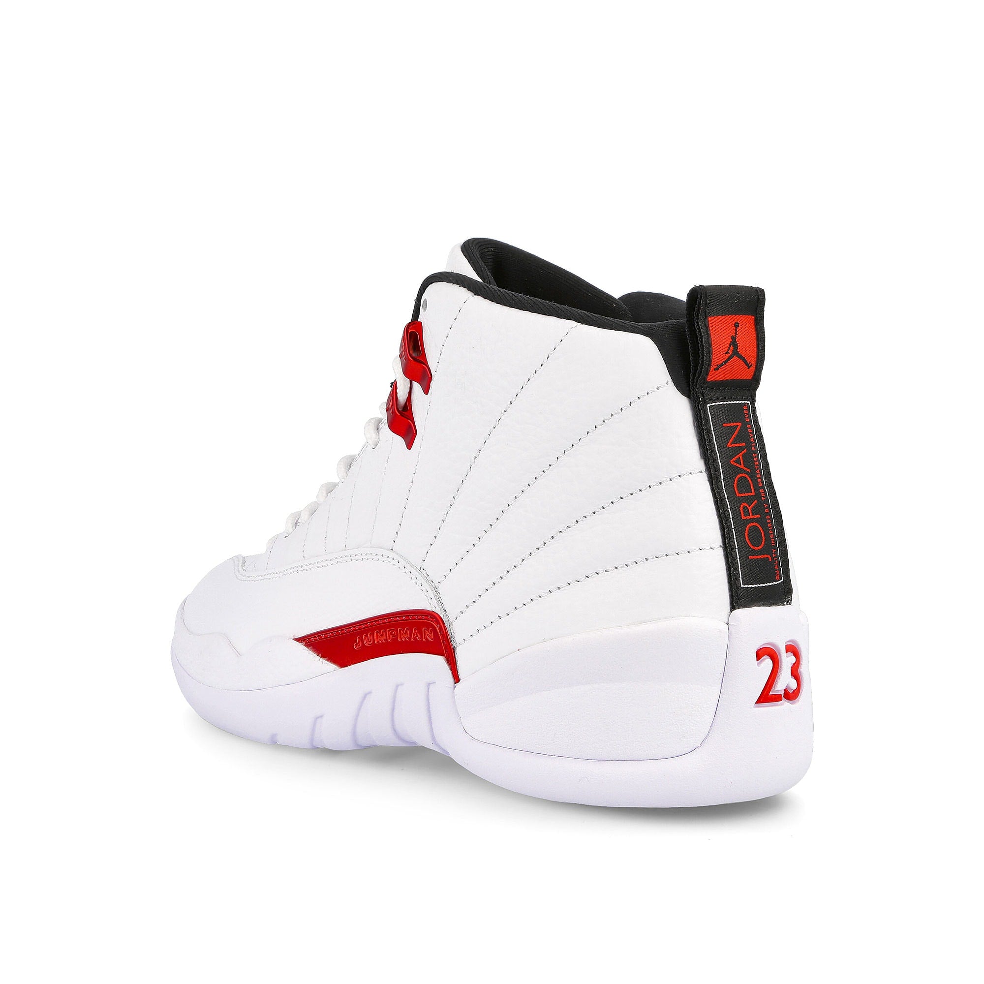 Jordan Air Jordan 12 Retro White / Black - University Red Close-up | Overkill