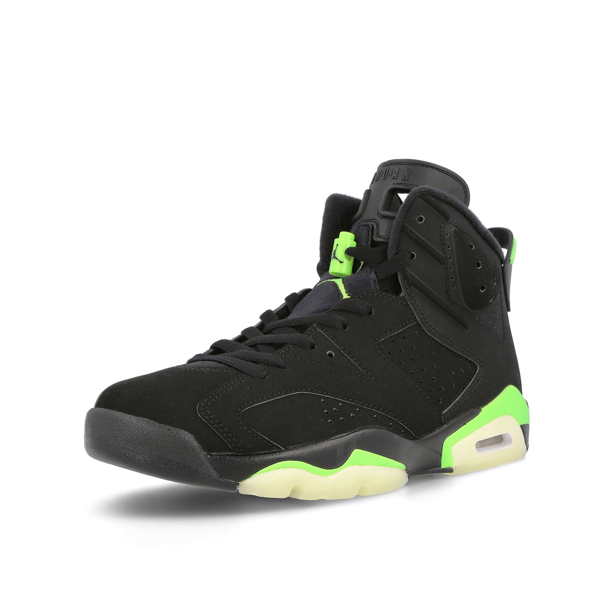 Jordan Air Jordan 6 Retro Black / Electric Green Detailfoto | Overkill