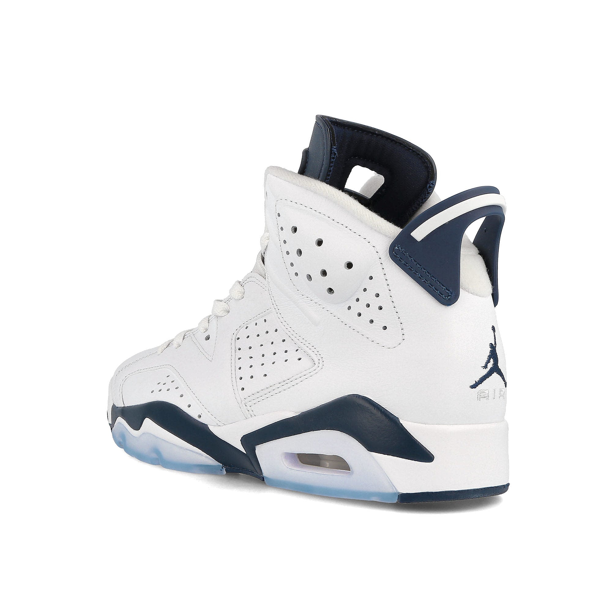 Jordan Air Jordan 6 Retro White / Midnight Navy Sneakers Material | Overkill