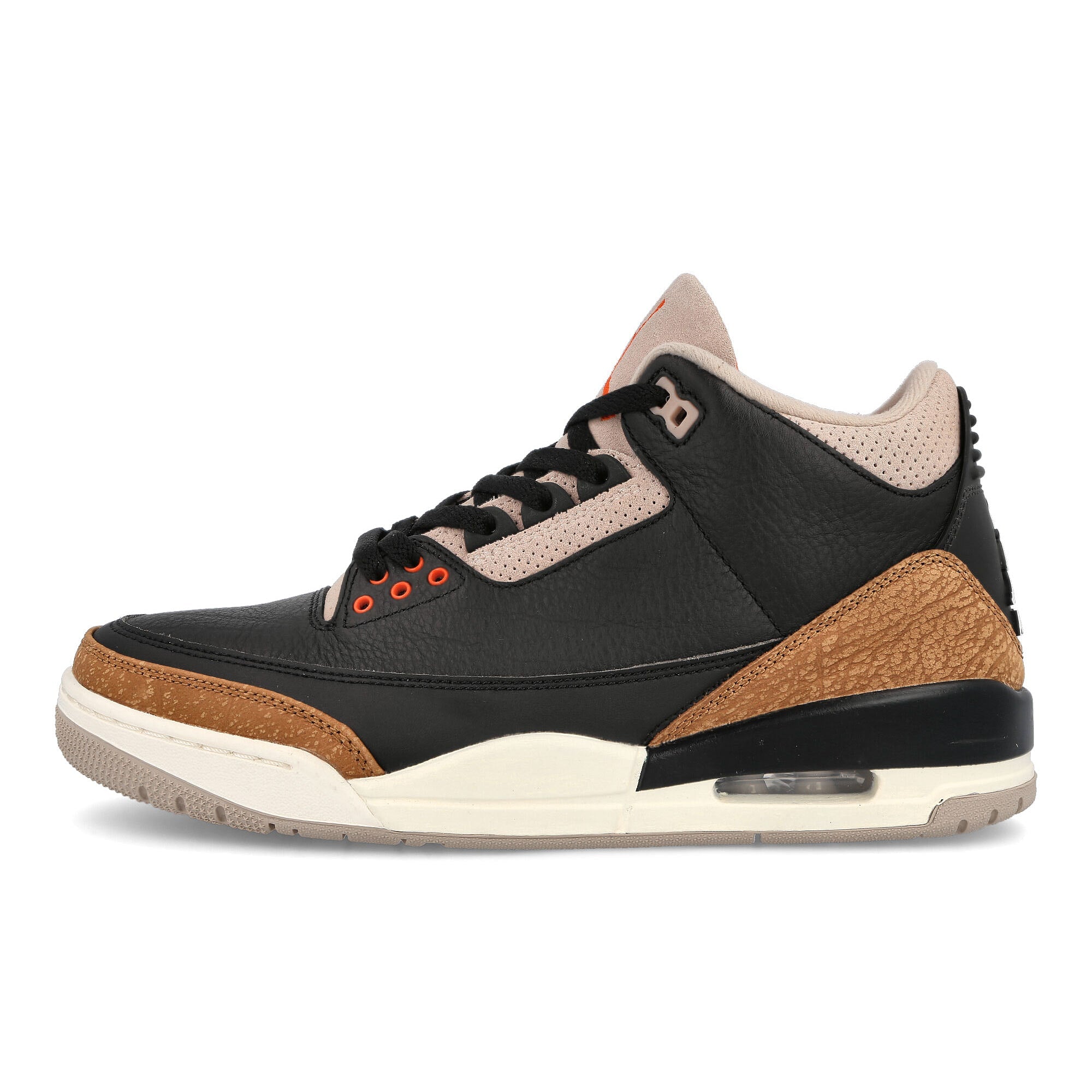 Jordan Air Jordan 3 Retro Black / Rush Orange - Fossil Stone - Sail Low Top Sneakers CT8532 008 | Overkill