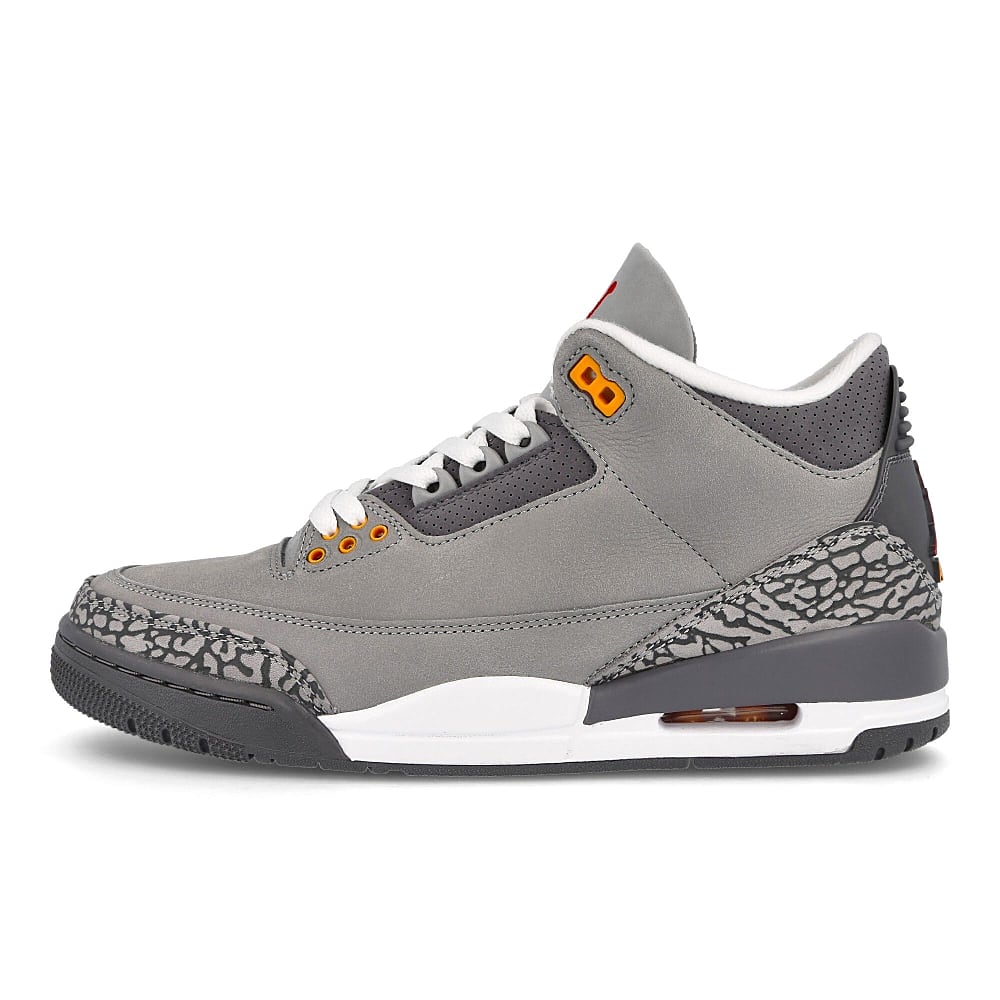 Jordan Air Jordan 3 Retro Silver / Sport Red - Light Graphite - Orange Peel CT8532 012 | Overkill