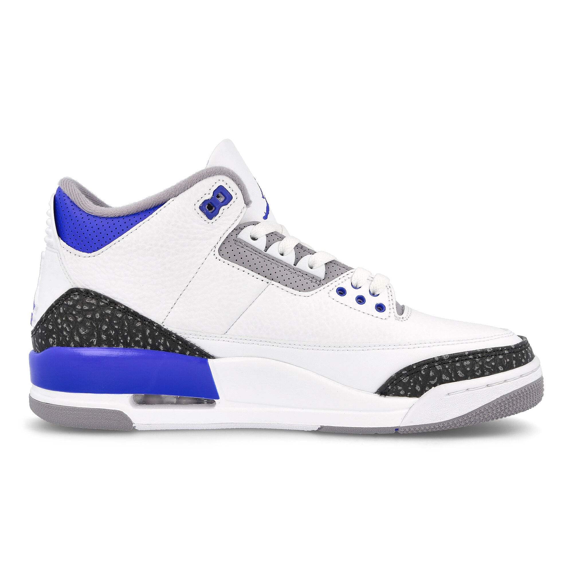 Jordan Air Jordan 3 Retro White / Racer Blue - Black - Cement Grey Material | Overkill