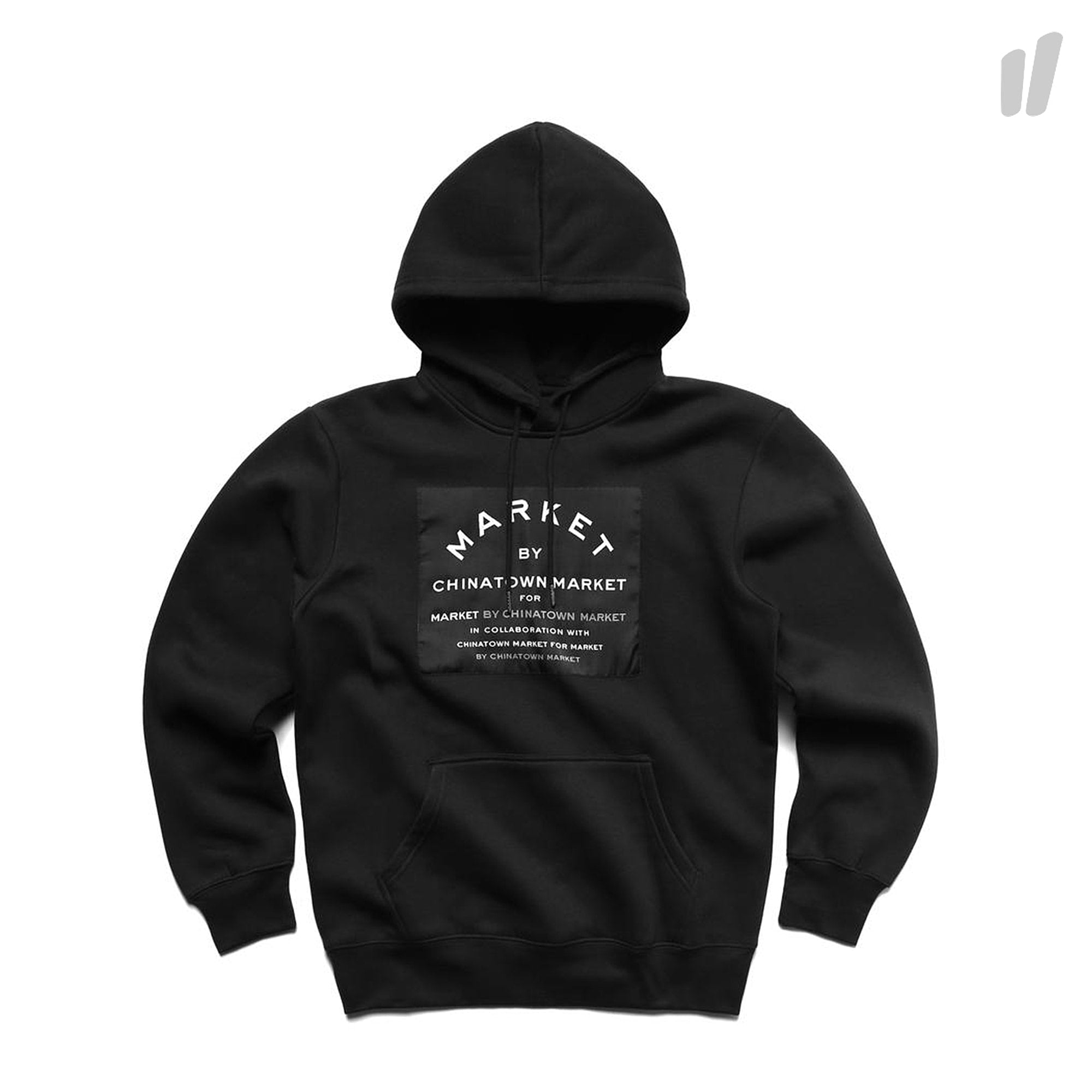 Chinatown Market Big Label Hoodie Black Hoodies CTM-BLHD | Overkill