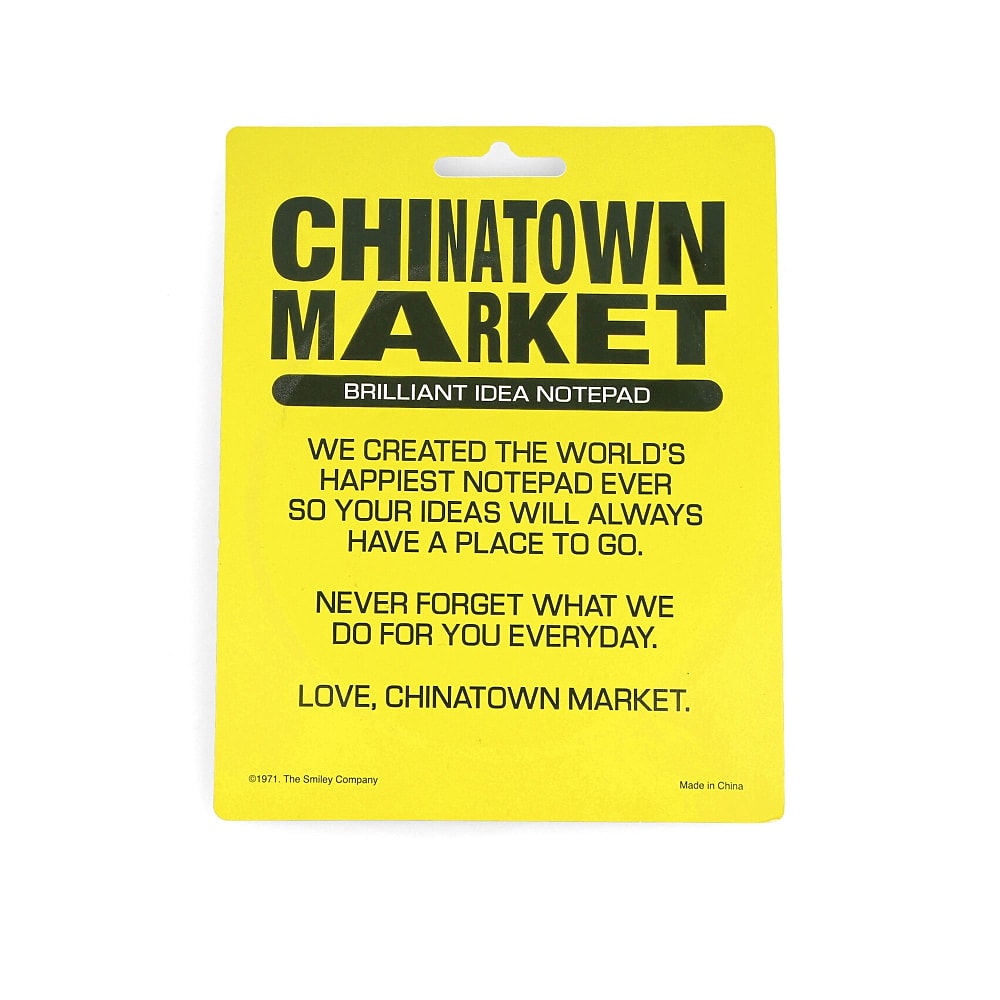 Market Smiley Post It Note Pad Yellow Various Material | Overkill