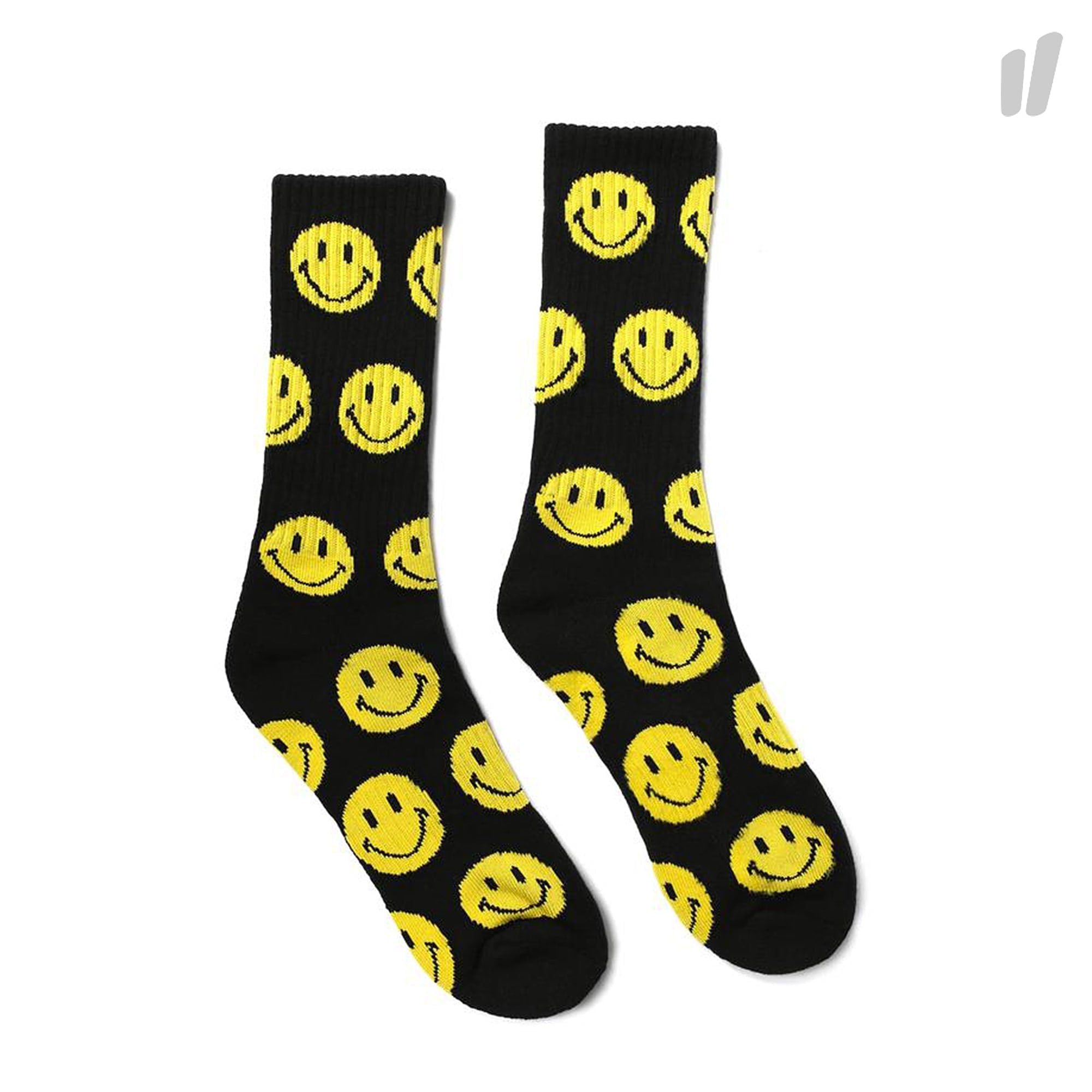 Chinatown Market Smiley Socks Black Socks CTM-SSK | Overkill