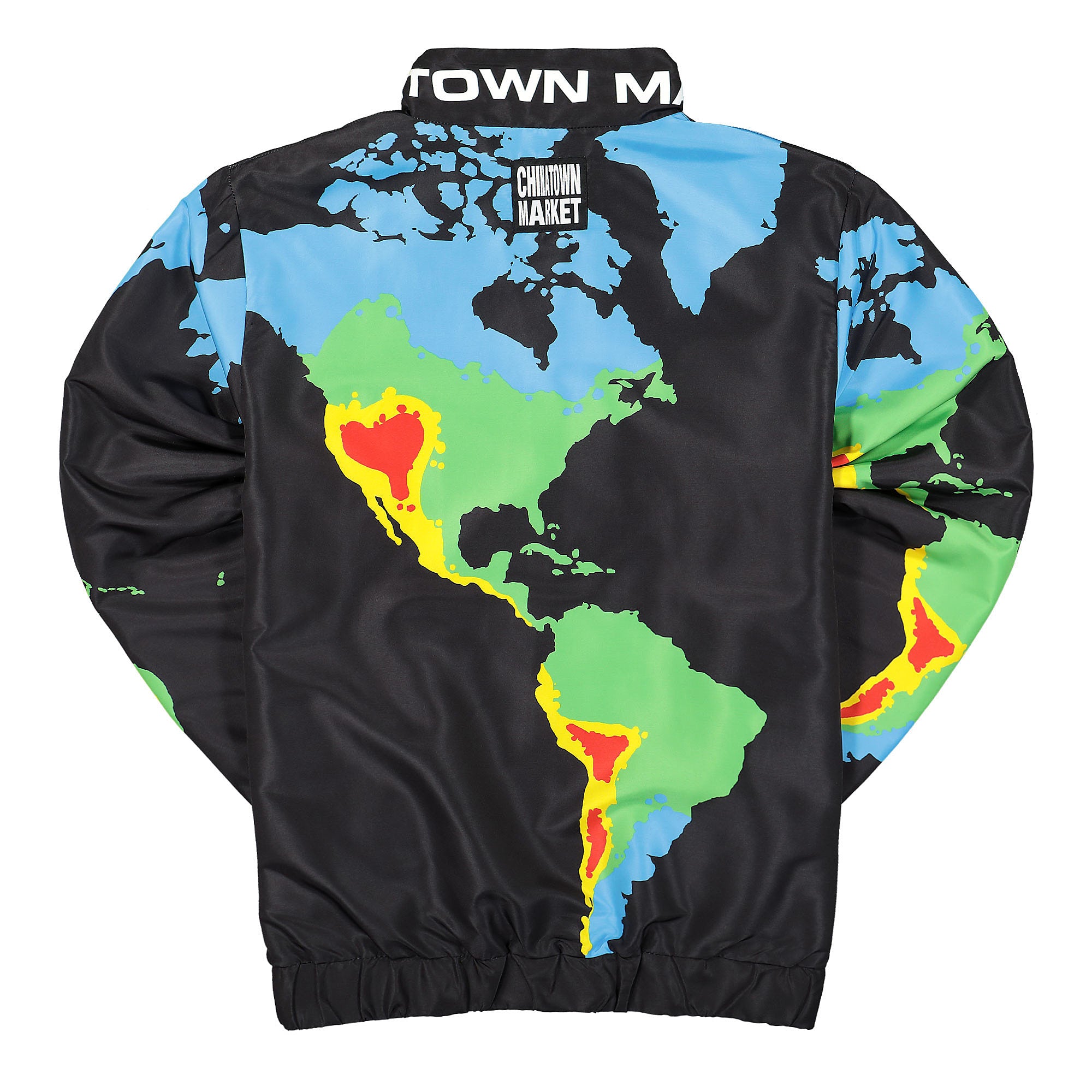 Market Polar Fleece Zip Jacket Black Windbreaker Close-up | Overkill