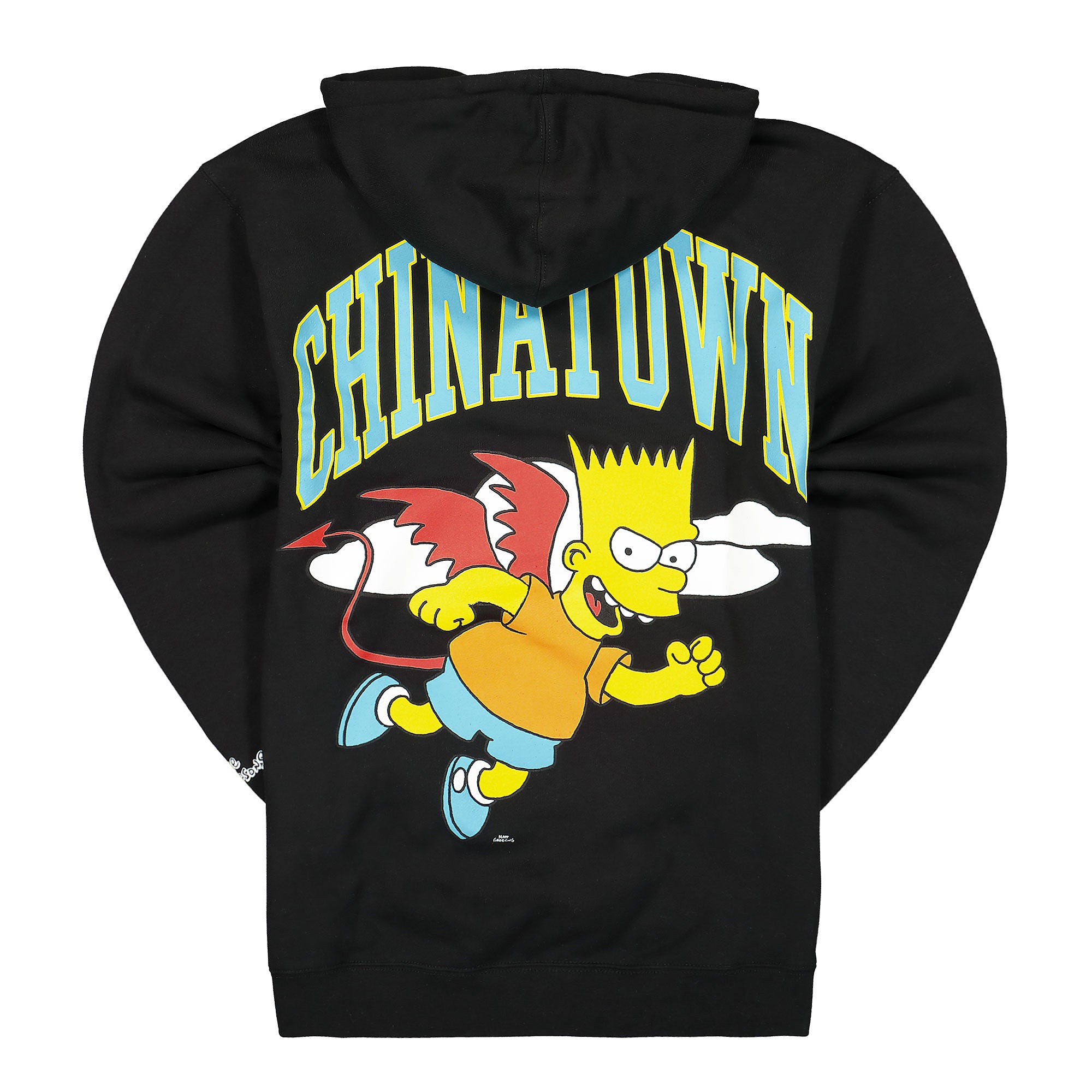 Market Devil Arc Hoodie Black Hoodies Close-up | Overkill