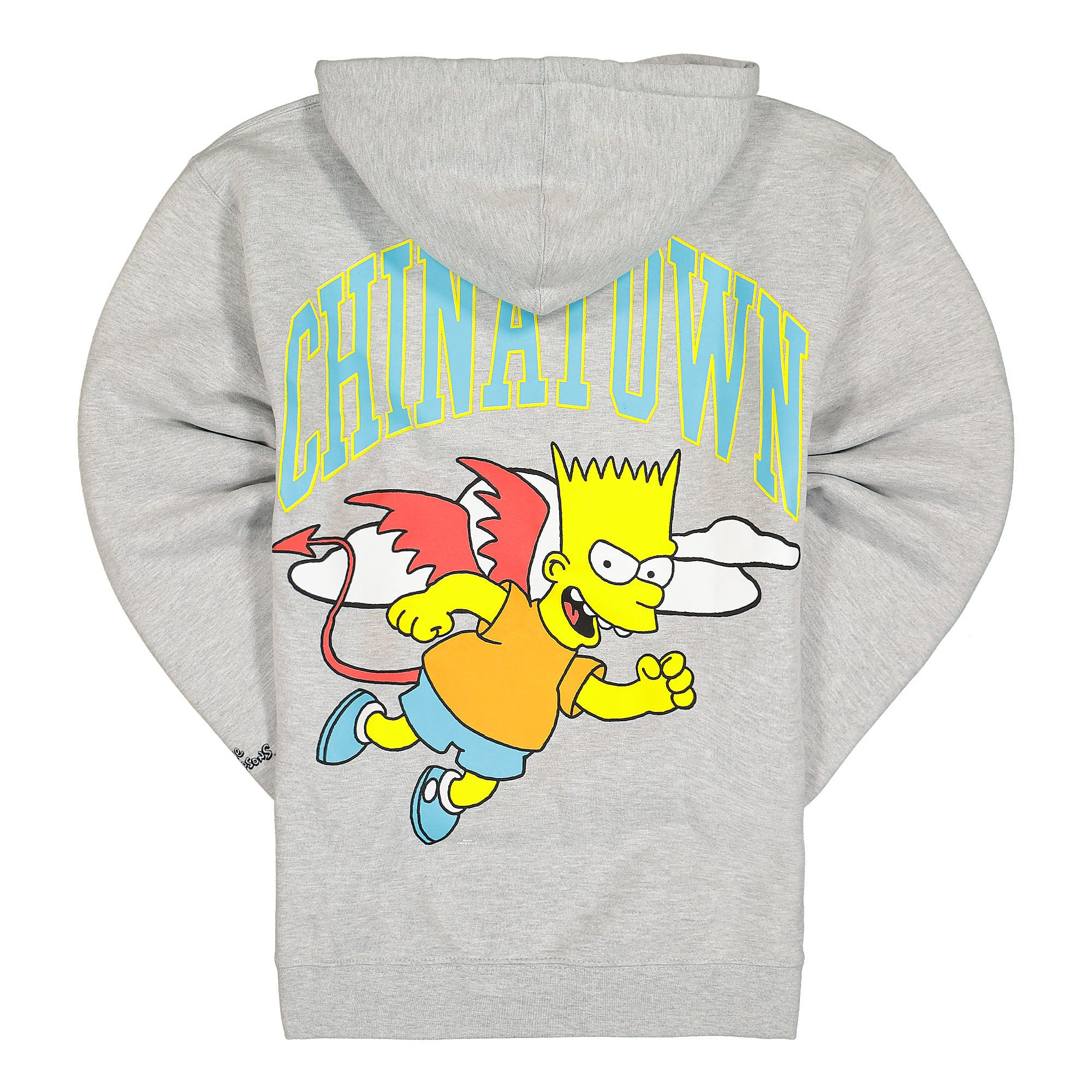 Market Devil Arc Hoodie Ash Gray Hoodies Close-up | Overkill