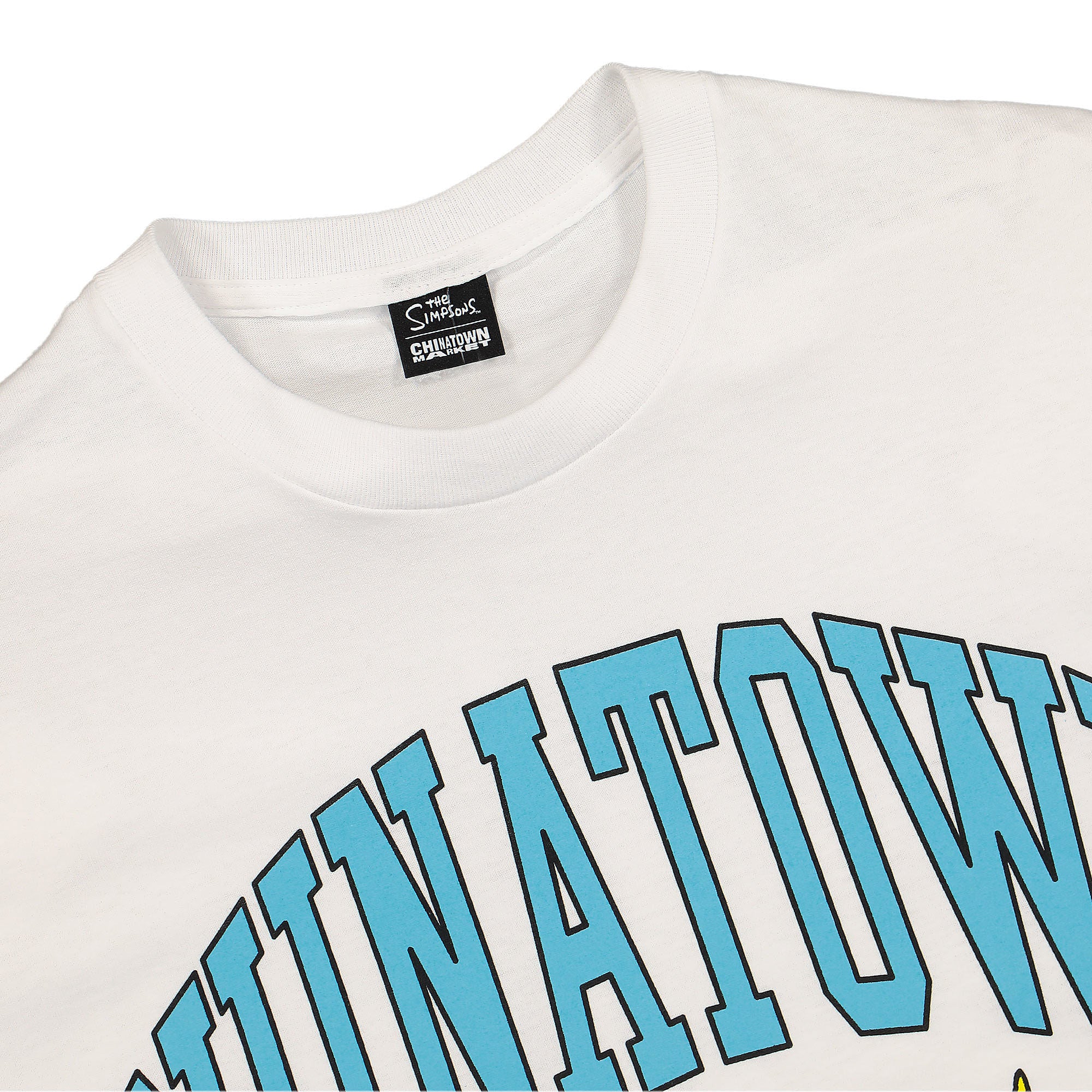 Market Devil Arc T-Shirt White T-Shirts Close-up | Overkill