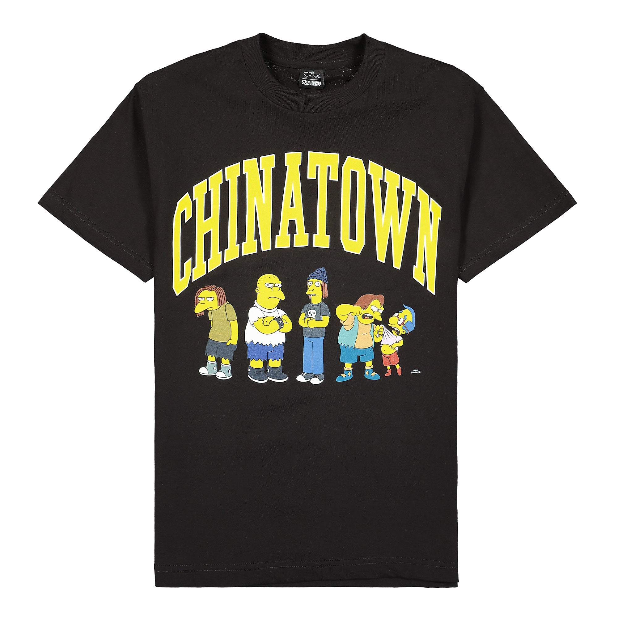 Chinatown Market The Simpsons x Chinatown Market Ha Ha Arc T-Shirt Black T-Shirts CTM1990350 / 0001 | Overkill
