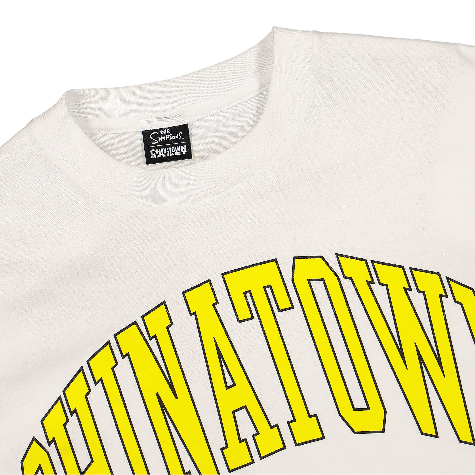 Market Ha Ha Arc T-Shirt White T-Shirts Close-up | Overkill