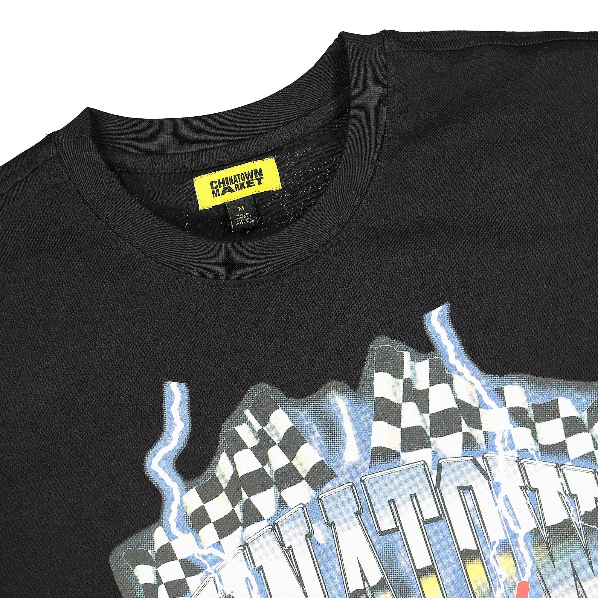 Market Ride The Lightning Tee Black T-Shirts Close-up | Overkill