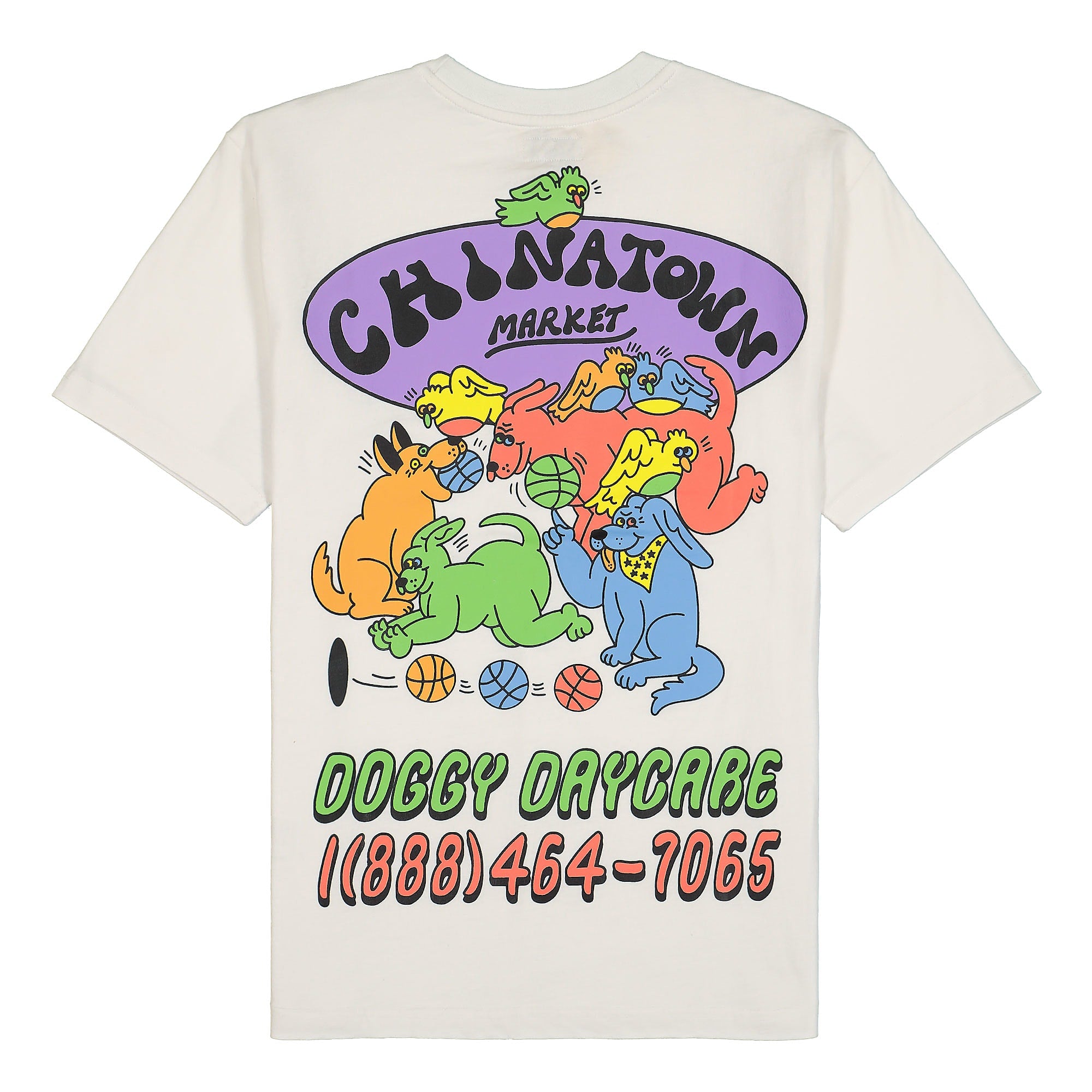 Market Dawg Days Tee Cream T-Shirts Close-up | Overkill