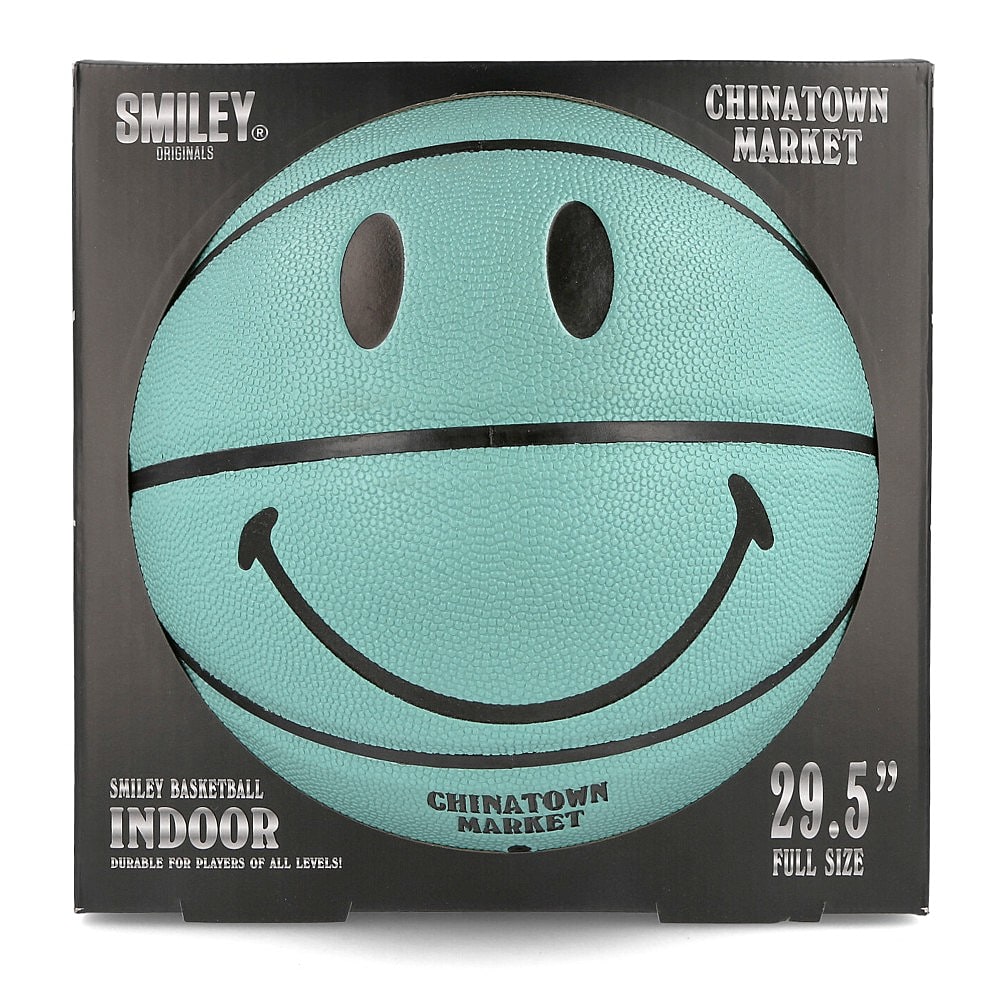 Chinatown Market Smiley Breakfast Basketball Teal Basketballs Material | Overkill
