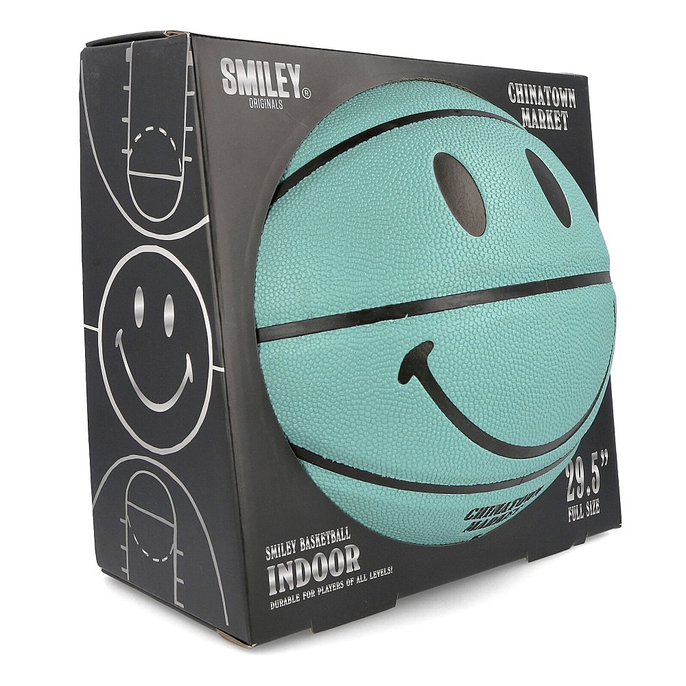 Chinatown Market Smiley Breakfast Basketball Teal Basketballs Detailfoto | Overkill