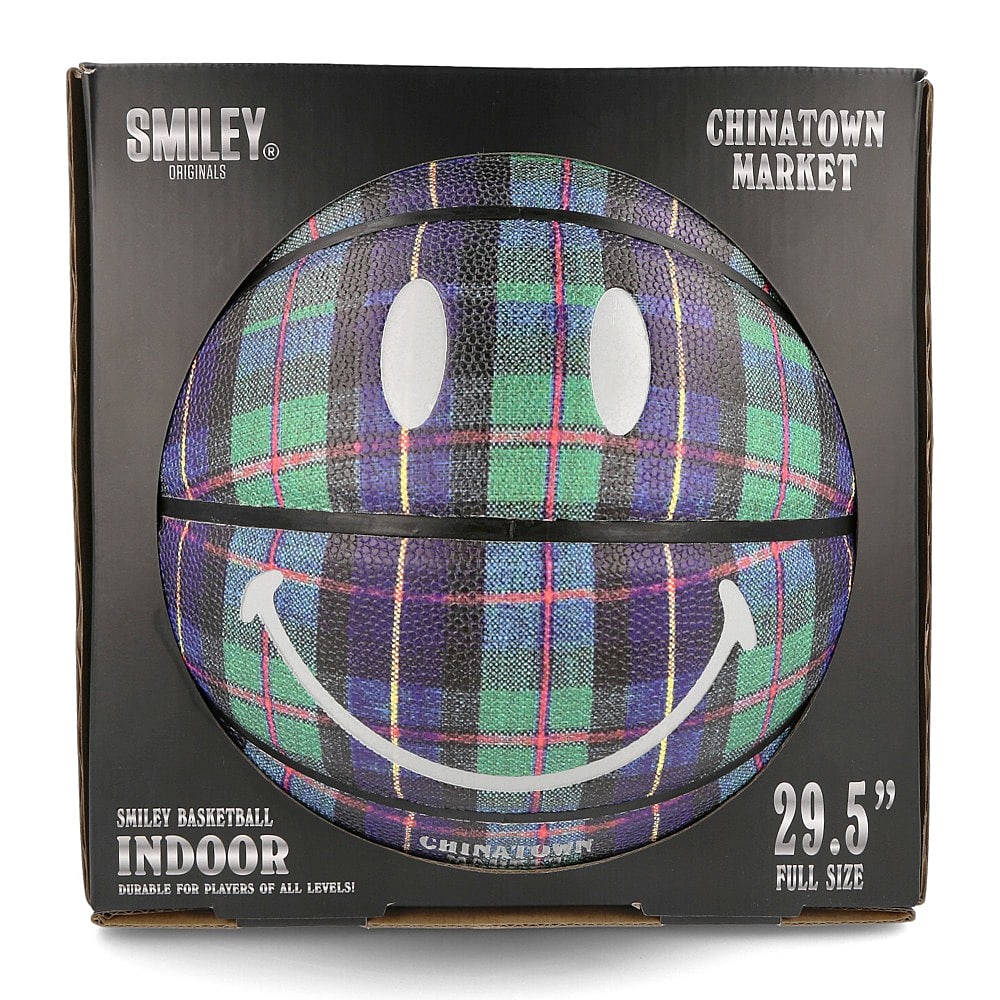 Market Smiley Ivy League Tartan Basketball Tartan Basketballs Close-up | Overkill