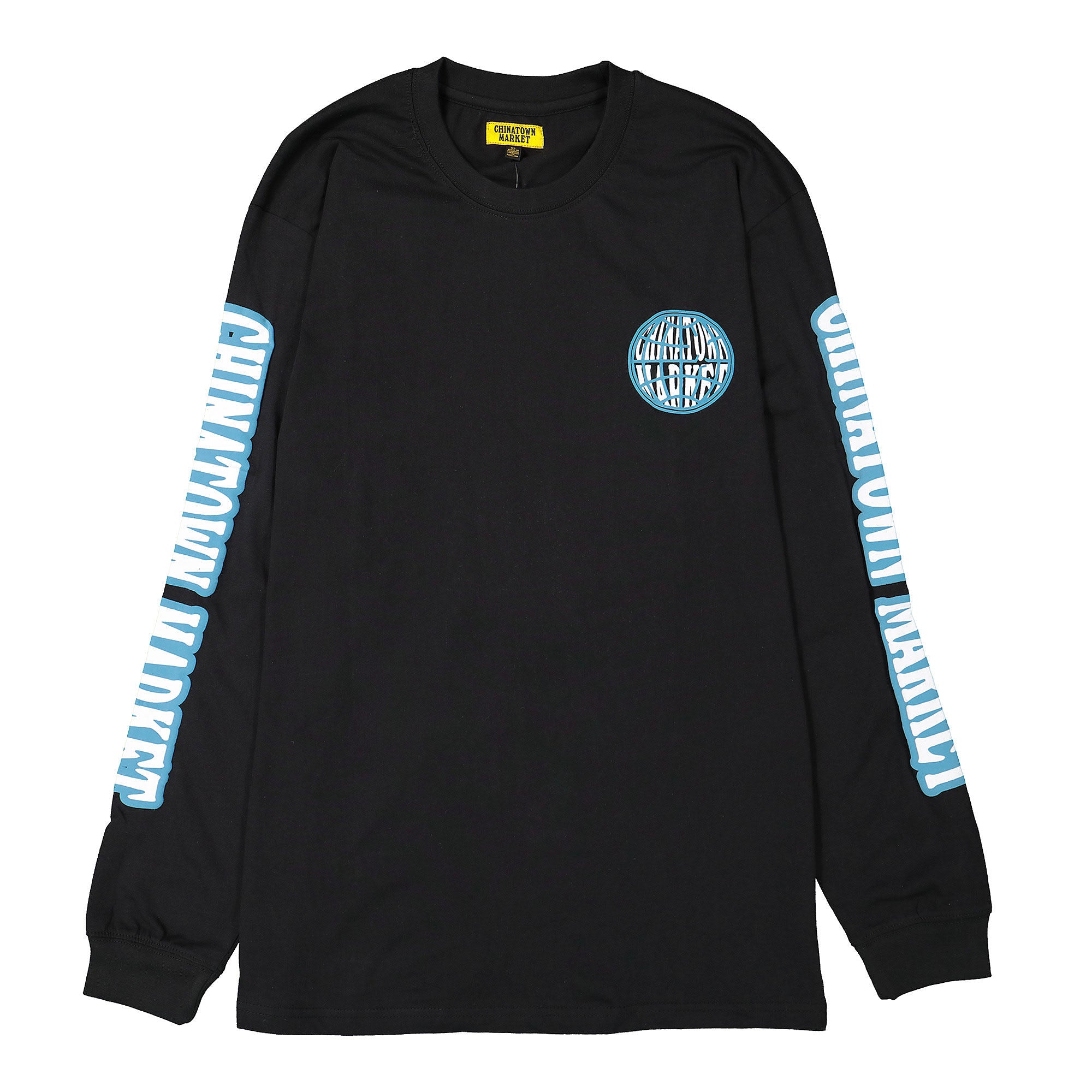 Chinatown Market Globe Long Sleeve Black Longsleeves CTMF18-GLS | Overkill