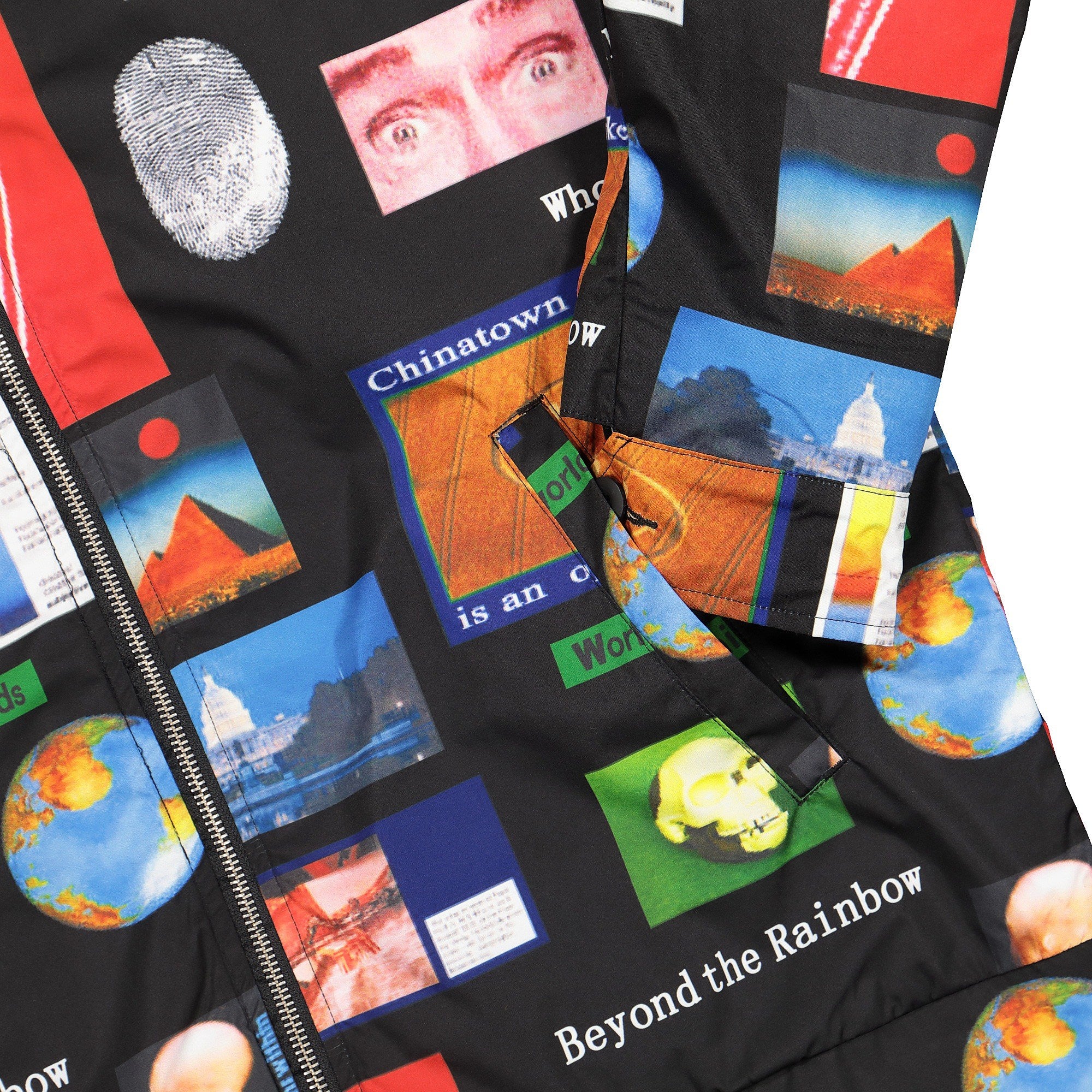 Chinatown Market Conspiracy Trench Coat Black Coats Detailfoto | Overkill