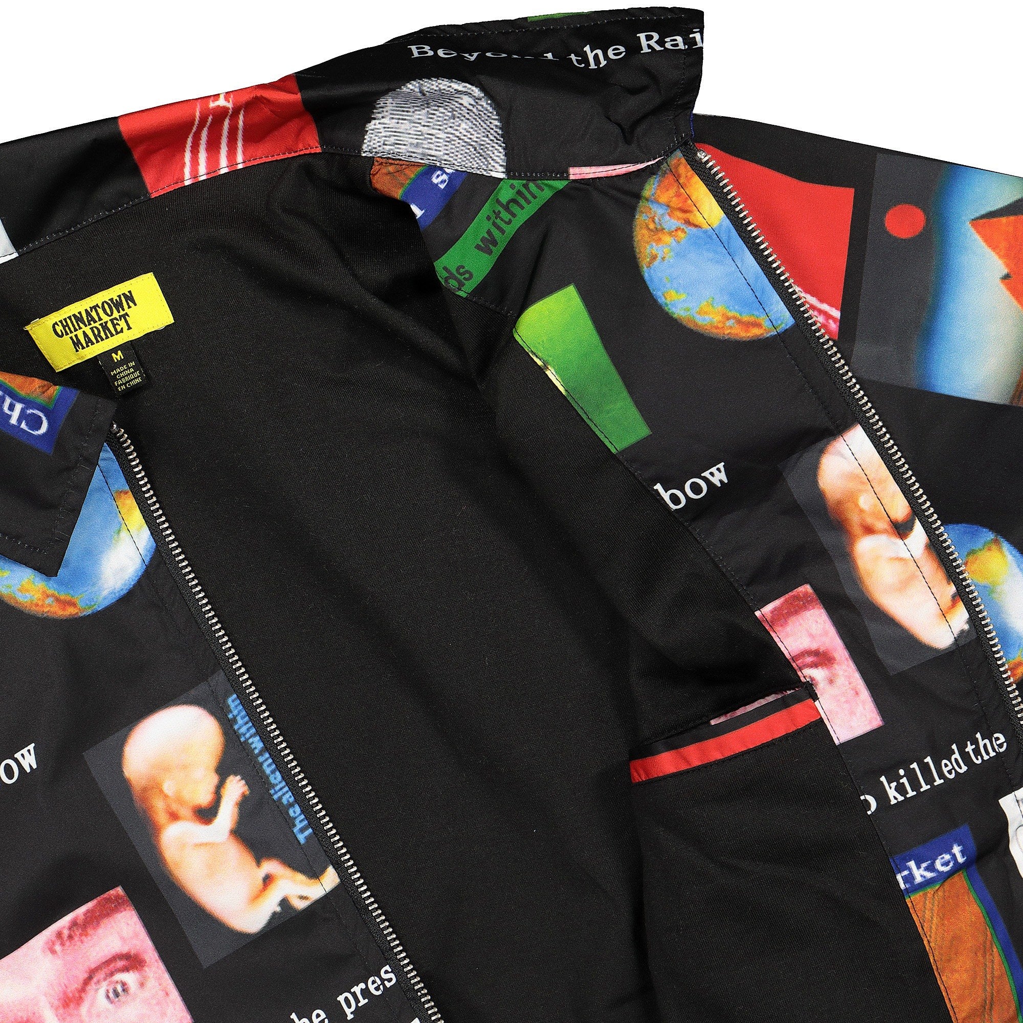 Chinatown Market Conspiracy Trench Coat Black Coats Close-up | Overkill