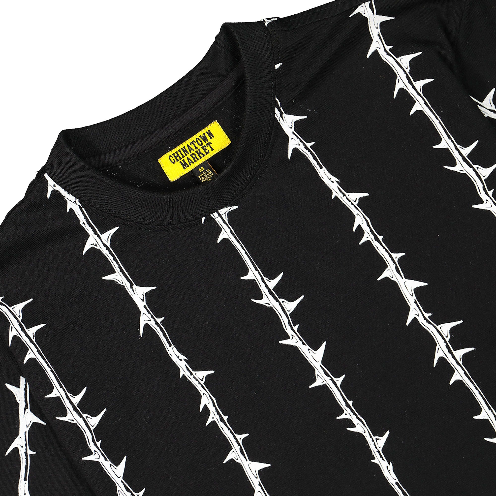 Chinatown Market Thorn Tee Black T-Shirts Close-up | Overkill