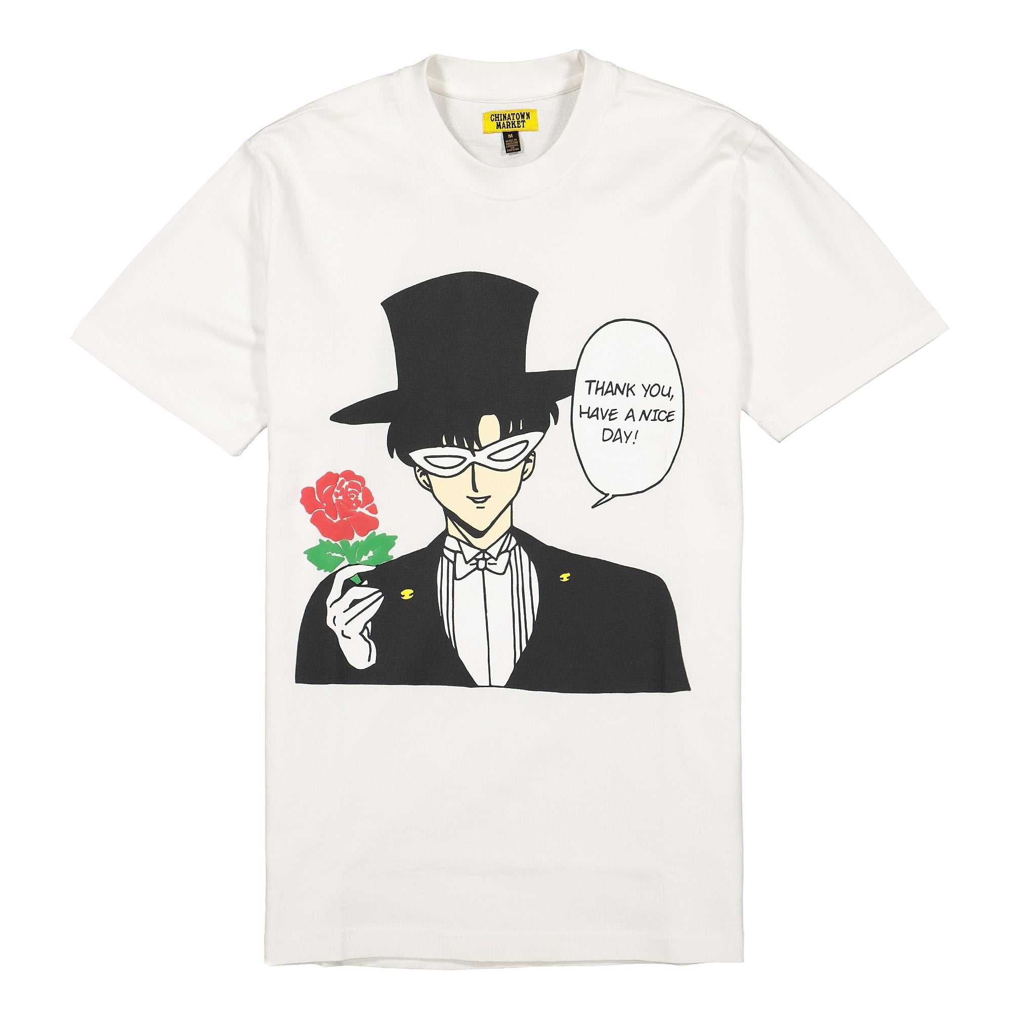 Chinatown Market Tuxedo Guy T-Shirt White T-Shirts CTMJ-TGSS-W | Overkill