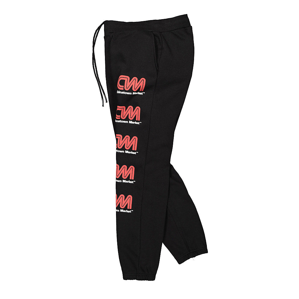 Chinatown Market Most Trusted Sweatpants Black Sweat & Track Pants Close-up | Overkill