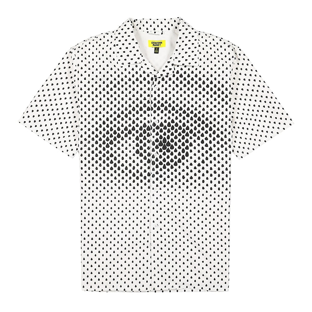 Chinatown Market Eye SS Button Up Shirt White T-Shirts CTMSP20-EYEBU | Overkill