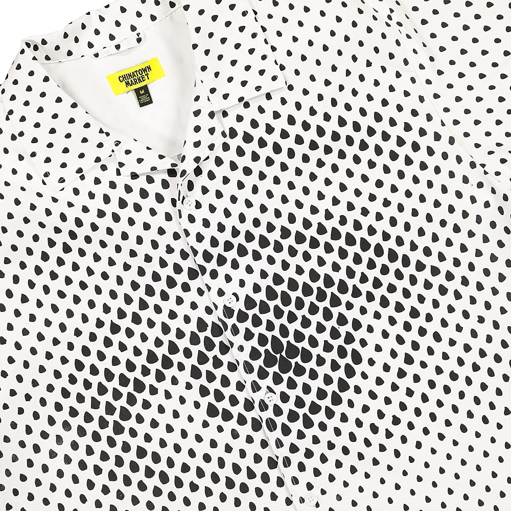 Chinatown Market Eye SS Button Up Shirt White T-Shirts Close-up | Overkill