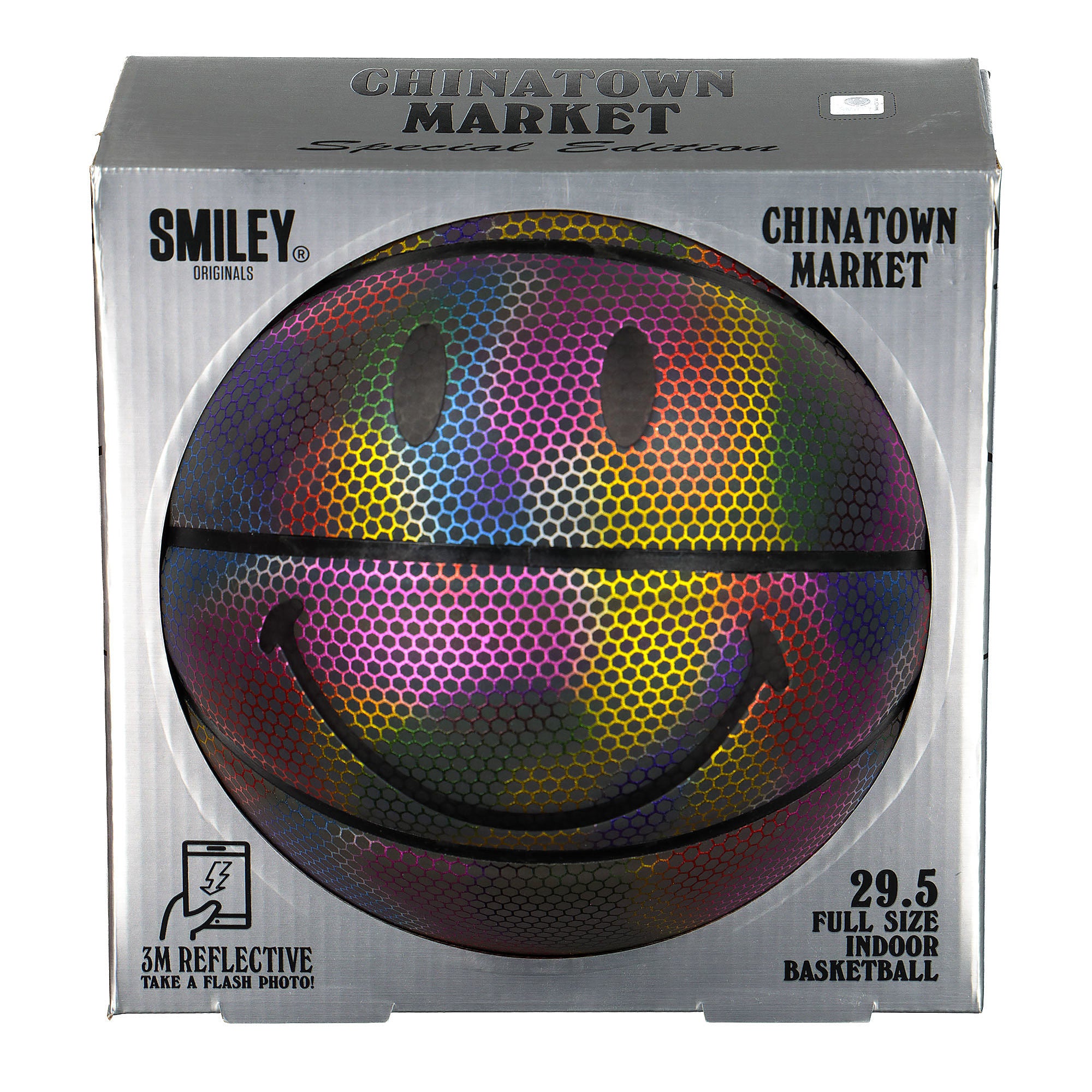 Chinatown Market 3M Reflective Smiley Basketball Translucent Basketballs CTM-TBBALL | Overkill