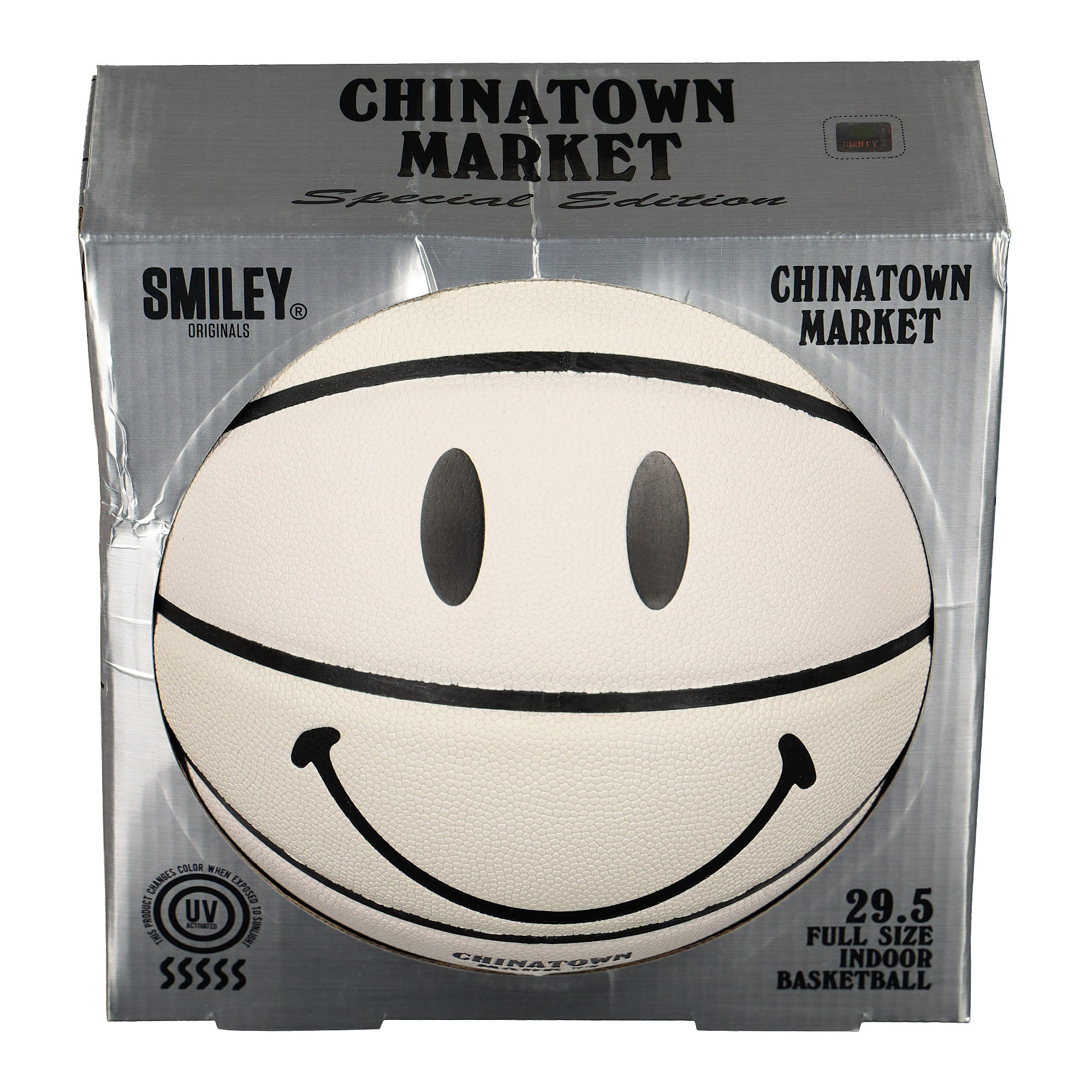 Chinatown Market UV Smiley Basketball Purple / Blue Basketballs CTMUV-UVSB | Overkill