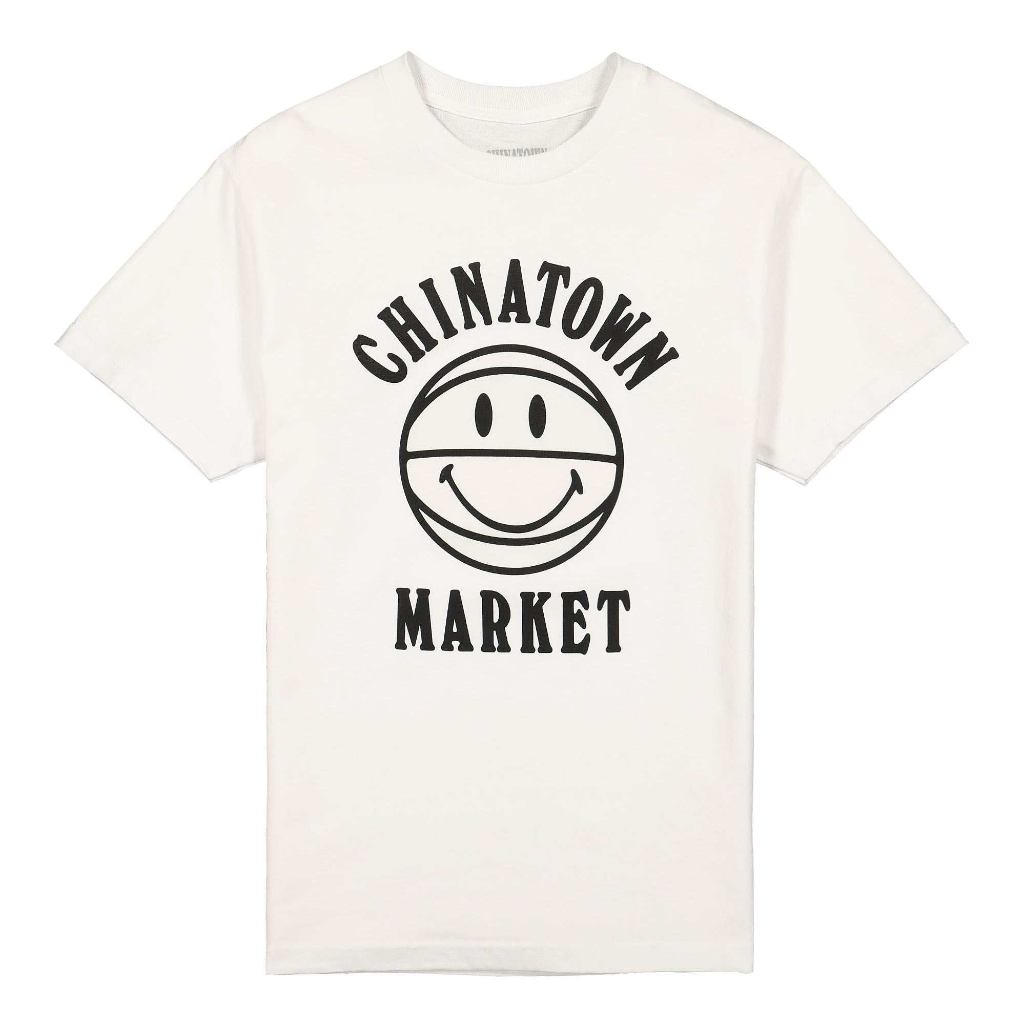 Chinatown Market UV Smiley Bball Tee White T-Shirts CTMUV-UVSBT | Overkill
