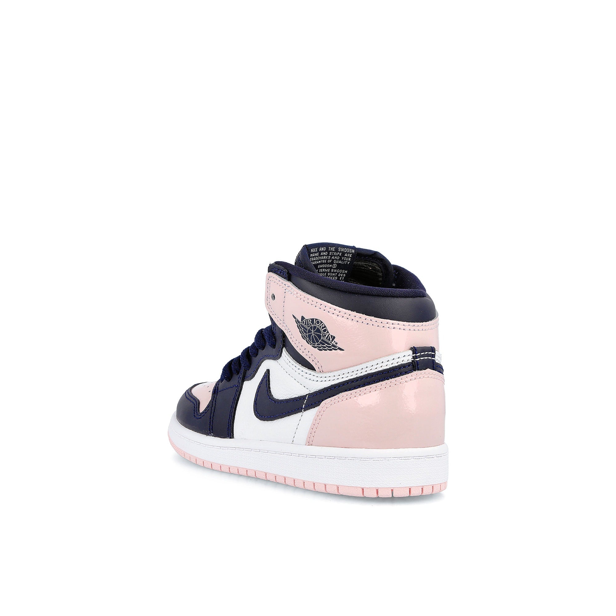 Jordan Air Jordan 1 Retro High OG PS Atmosphere / Obsidian - White - Laser Pink Close-up | Overkill