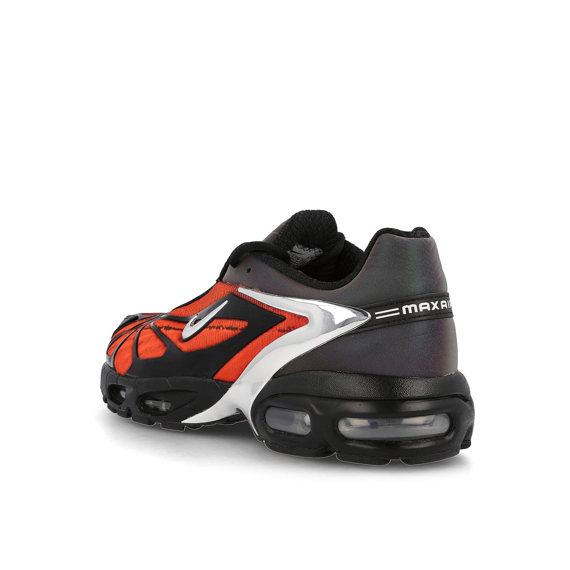 Nike Skepta x Nike Air Max Tailwind V Black-Chrome - Red Sneakers Material | Overkill