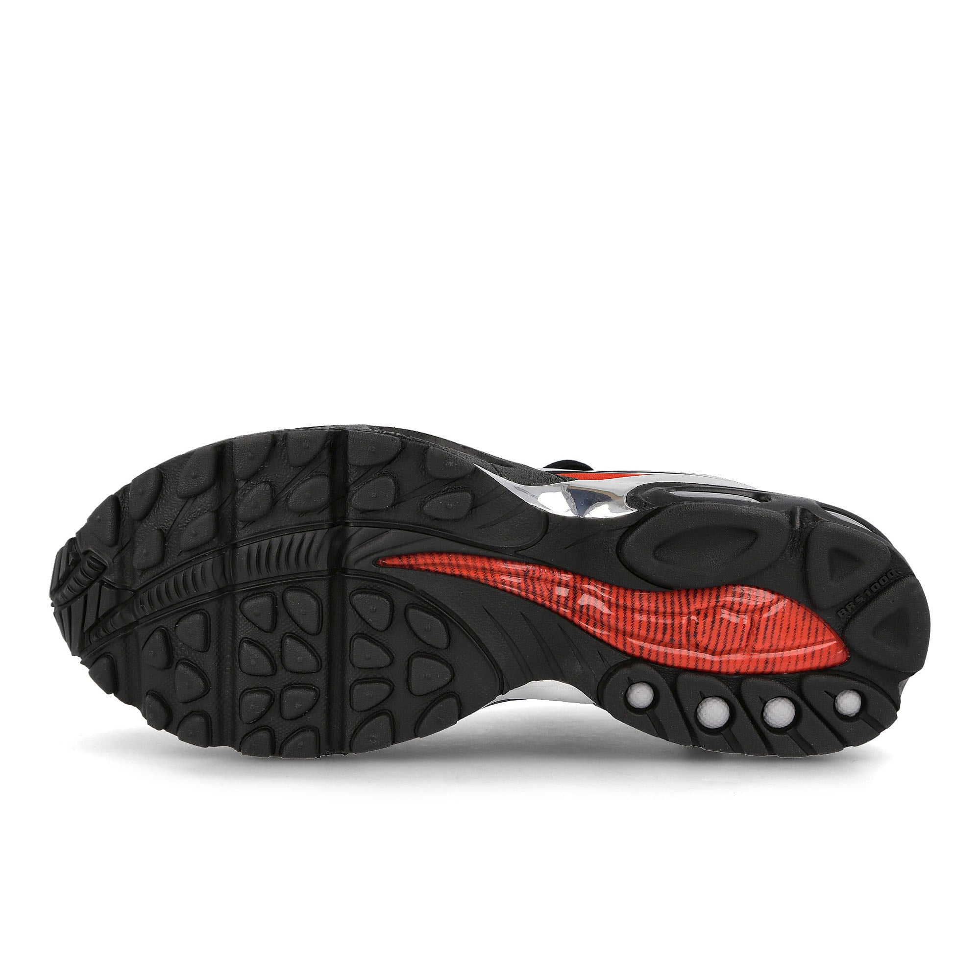 Nike Skepta x Nike Air Max Tailwind V Black-Chrome - Red Sneakers Detail View 1 | Overkill