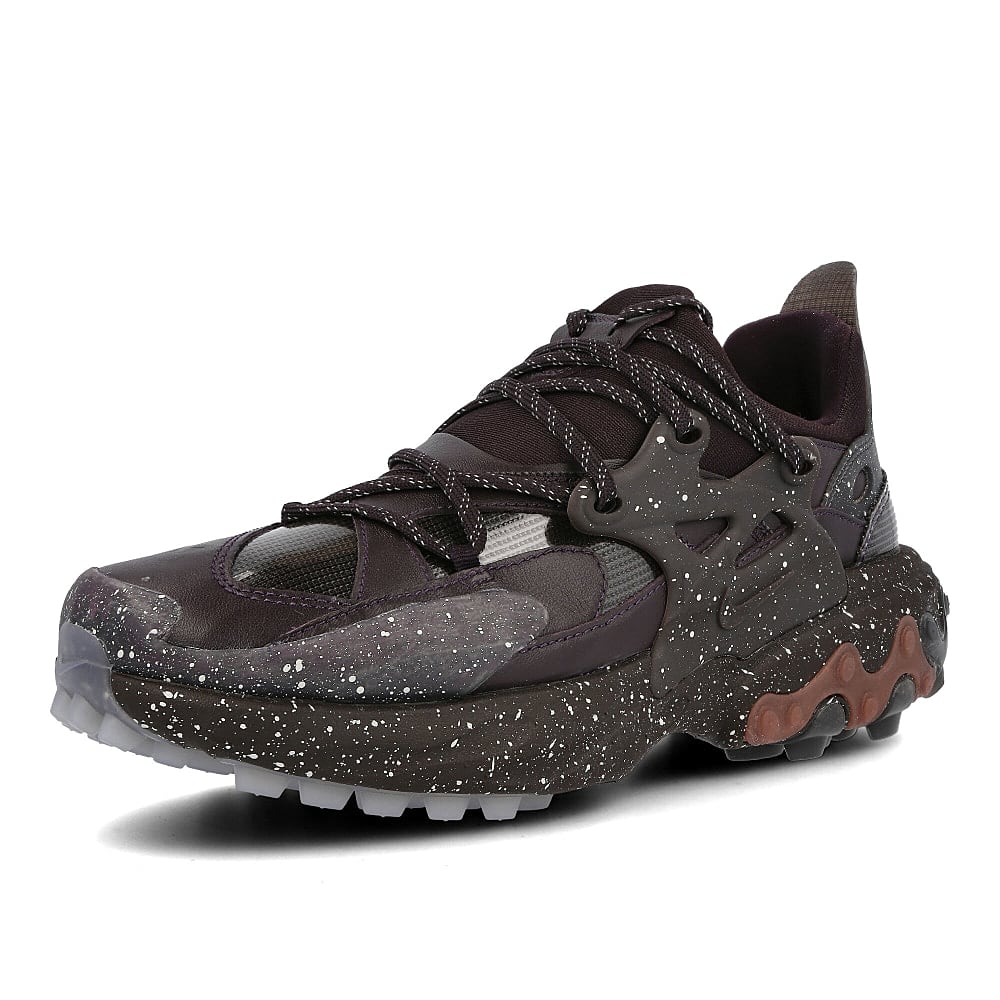 Nike Undercover x Nike React Presto Mahogany-White - Pueblo Brown - String Sneakers Close Up | Overkill