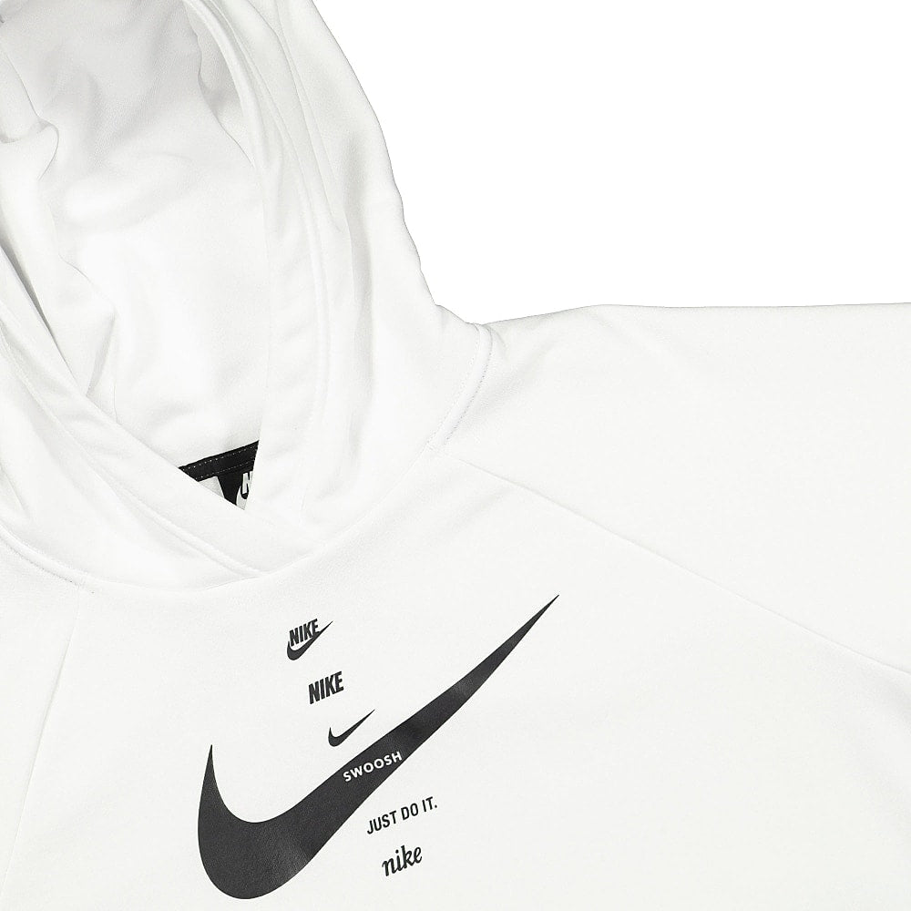 Nike Wmns Swoosh Hoodie White / Black Hoodies Close-up | Overkill