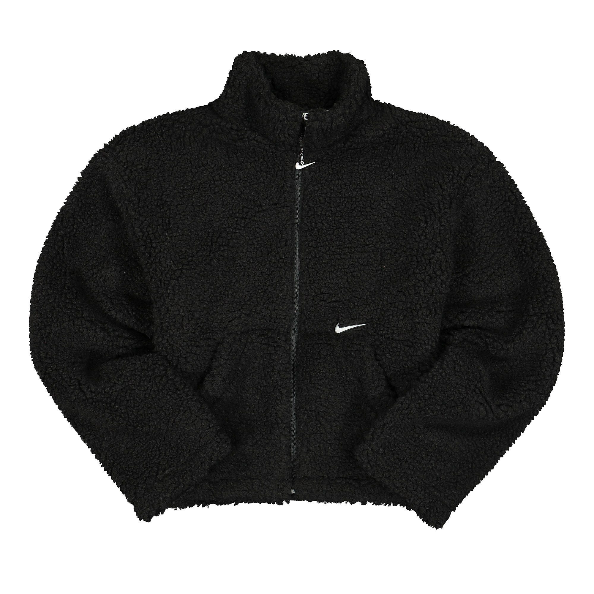 Nike Wmns NSW Swoosh Sherpa Jacket Black / White Jackets CU6639 010 | Overkill