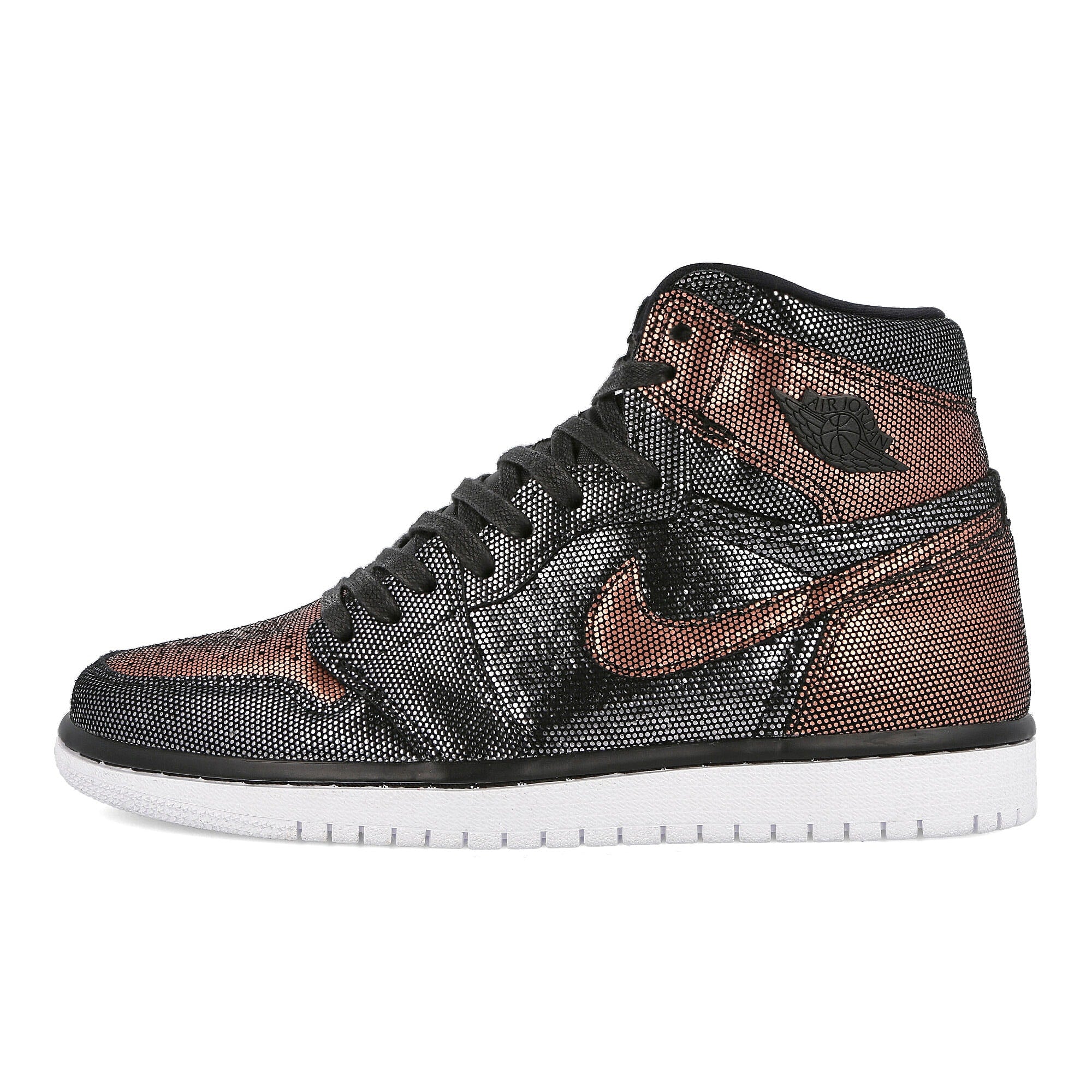 Jordan Wmns Air Jordan 1 Retro High OG Fearless Black / Black - Metallic Rose Gold - White CU6690 006 | Overkill