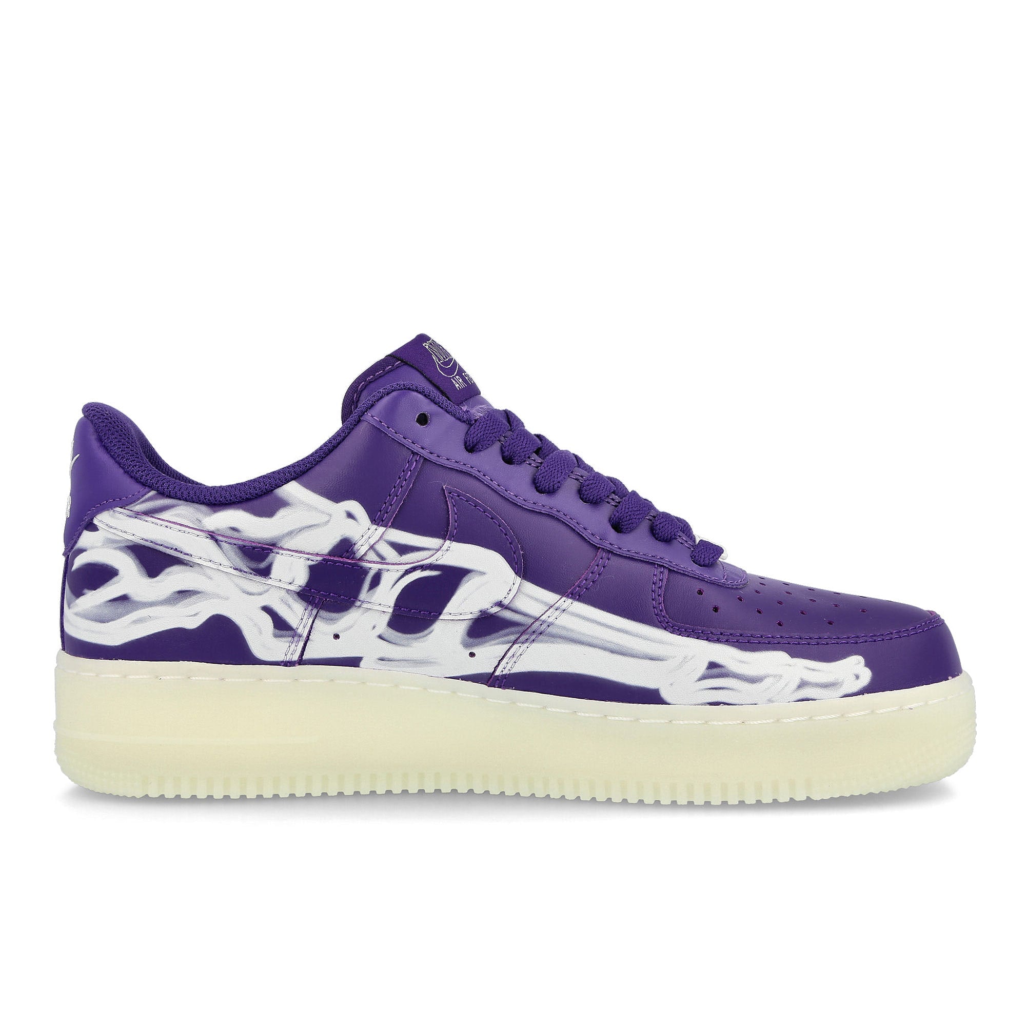 Nike air force 1 07 skeleton Court Purple / Court Purple - White Material | Overkill