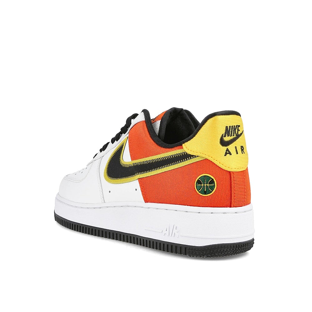 Nike air force 1 07 lv8 rayguns White / Black - Orange Flash - Amarillo Close-up | Overkill